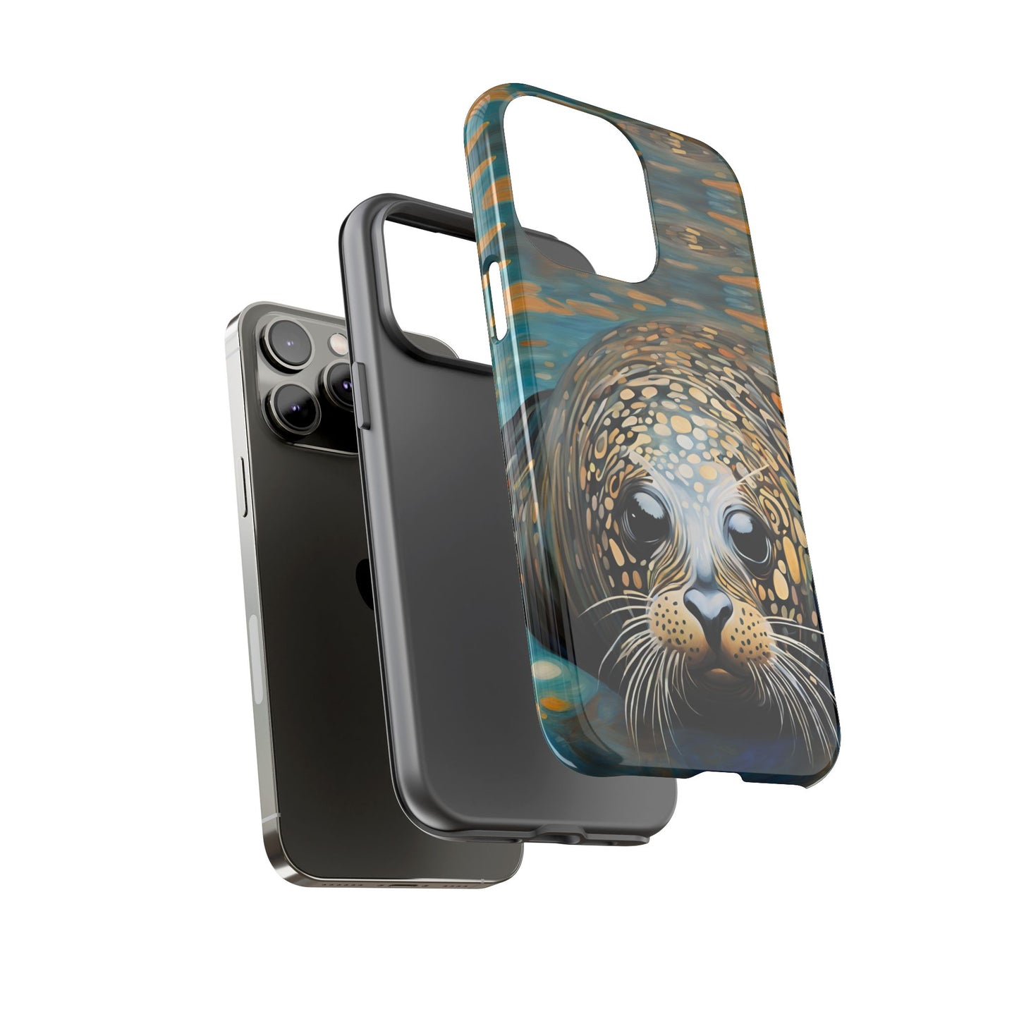 Harbor Seal Wildlife iPhone Samsung Galaxy Google Pixel Tough Cases