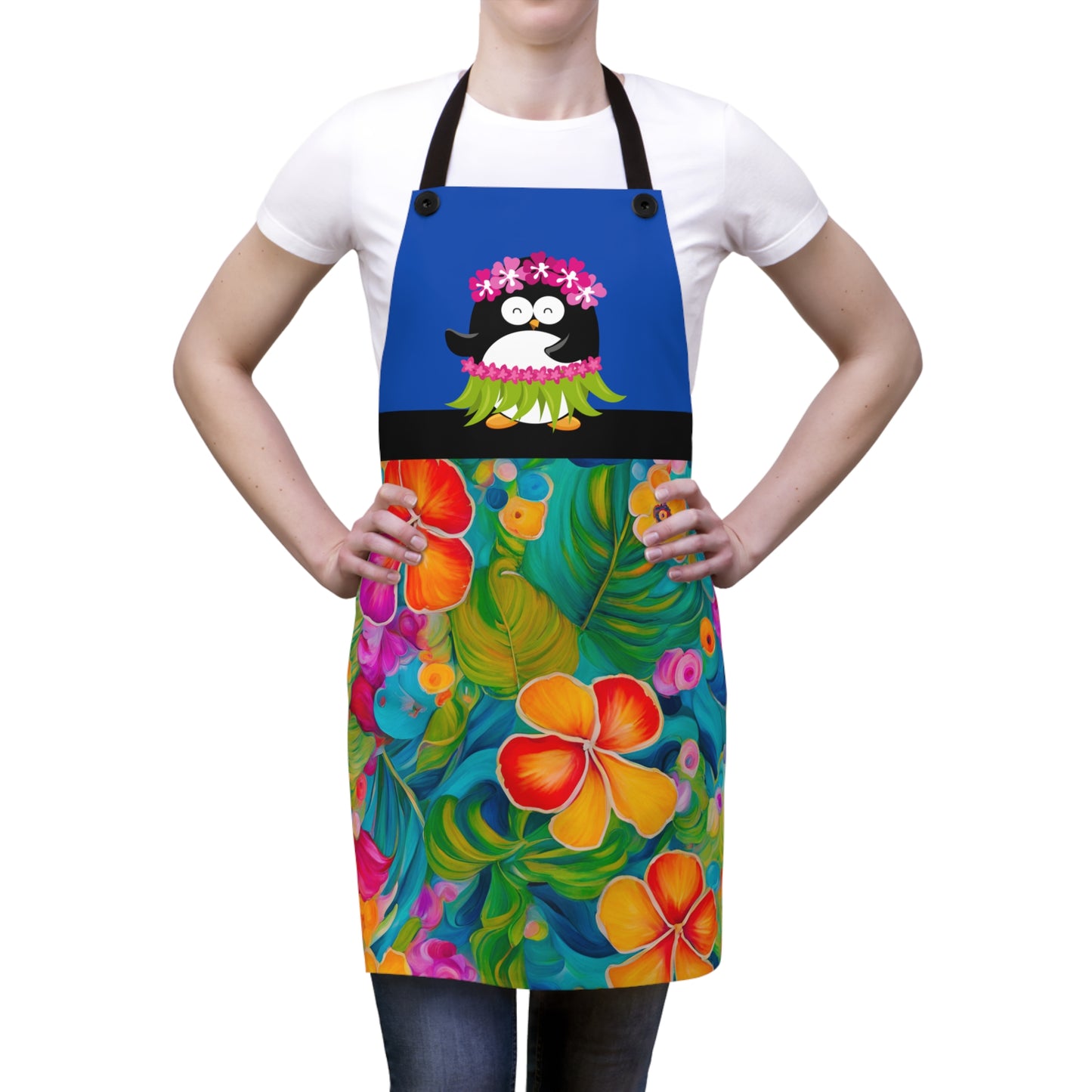 Hula Penguin Apron