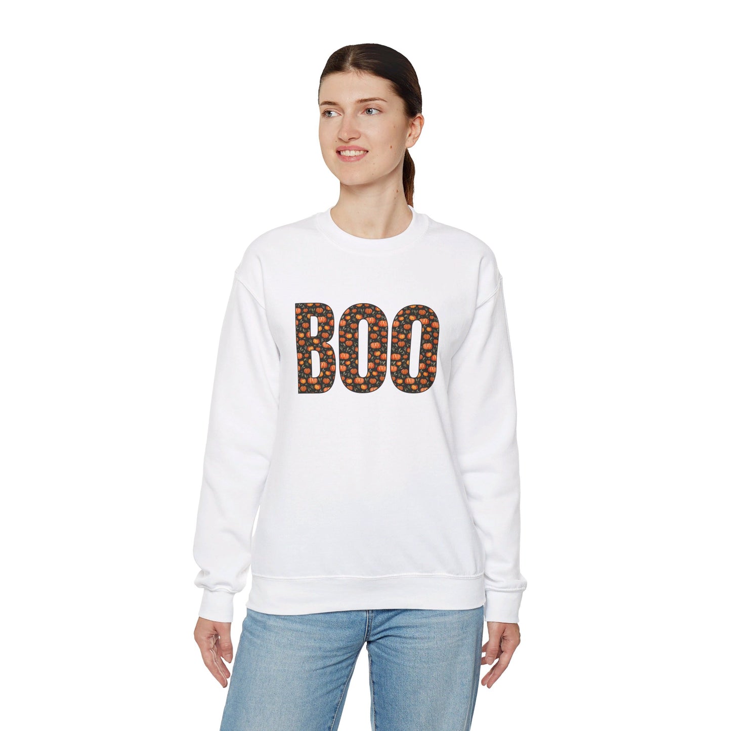 Little Pumpkins BOO Unisex Heavy Blend™ Crewneck Sweatshirt