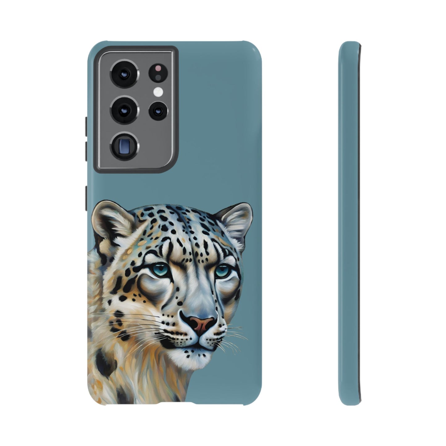 Snow Leopard iPhone Samsung Galaxy Google Pixel Tough Cases