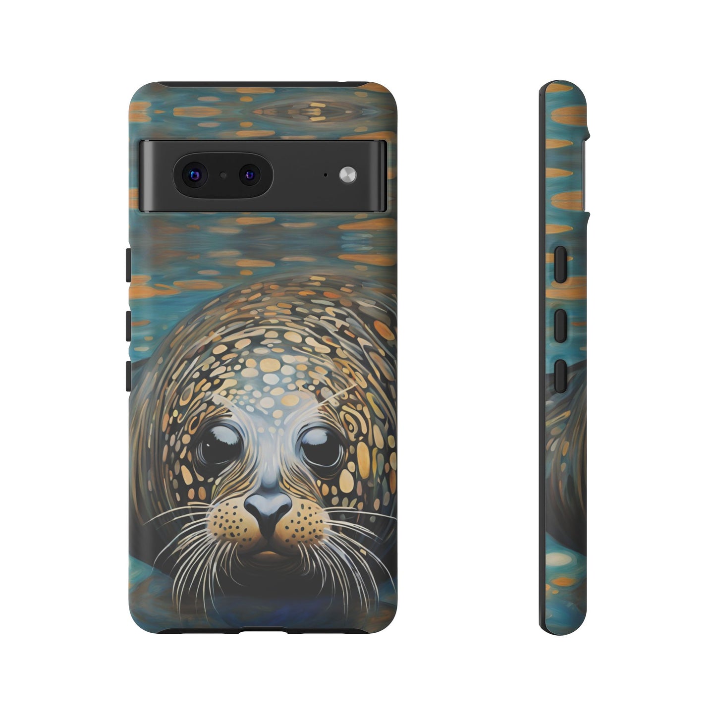 Harbor Seal Wildlife iPhone Samsung Galaxy Google Pixel Tough Cases