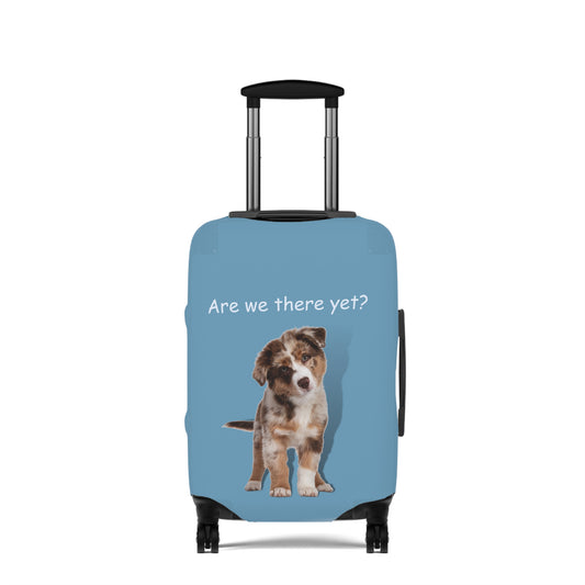 Australian Shepherd Are We There Yet? Luggage Cover