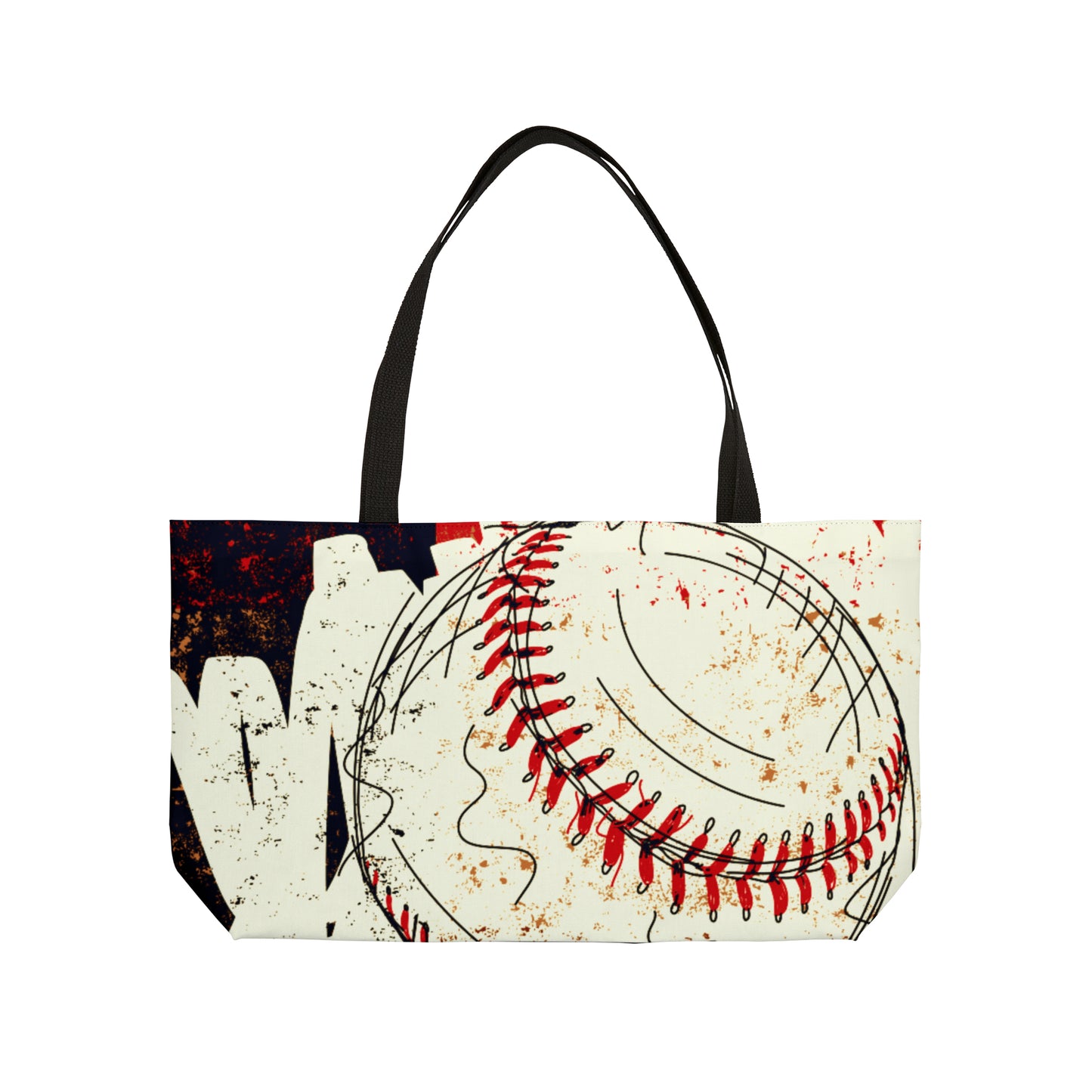 Cardinals Baseball Grunge Weekender Tote Bag