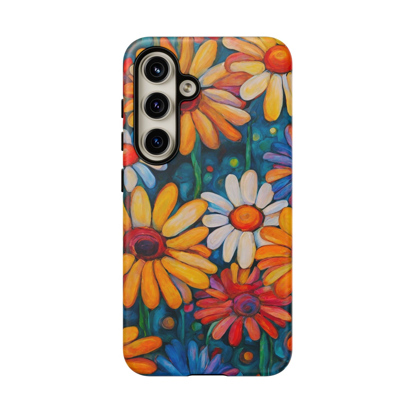 Crazy Daisies iPhone Samsung Galaxy Google Pixel Tough Cases