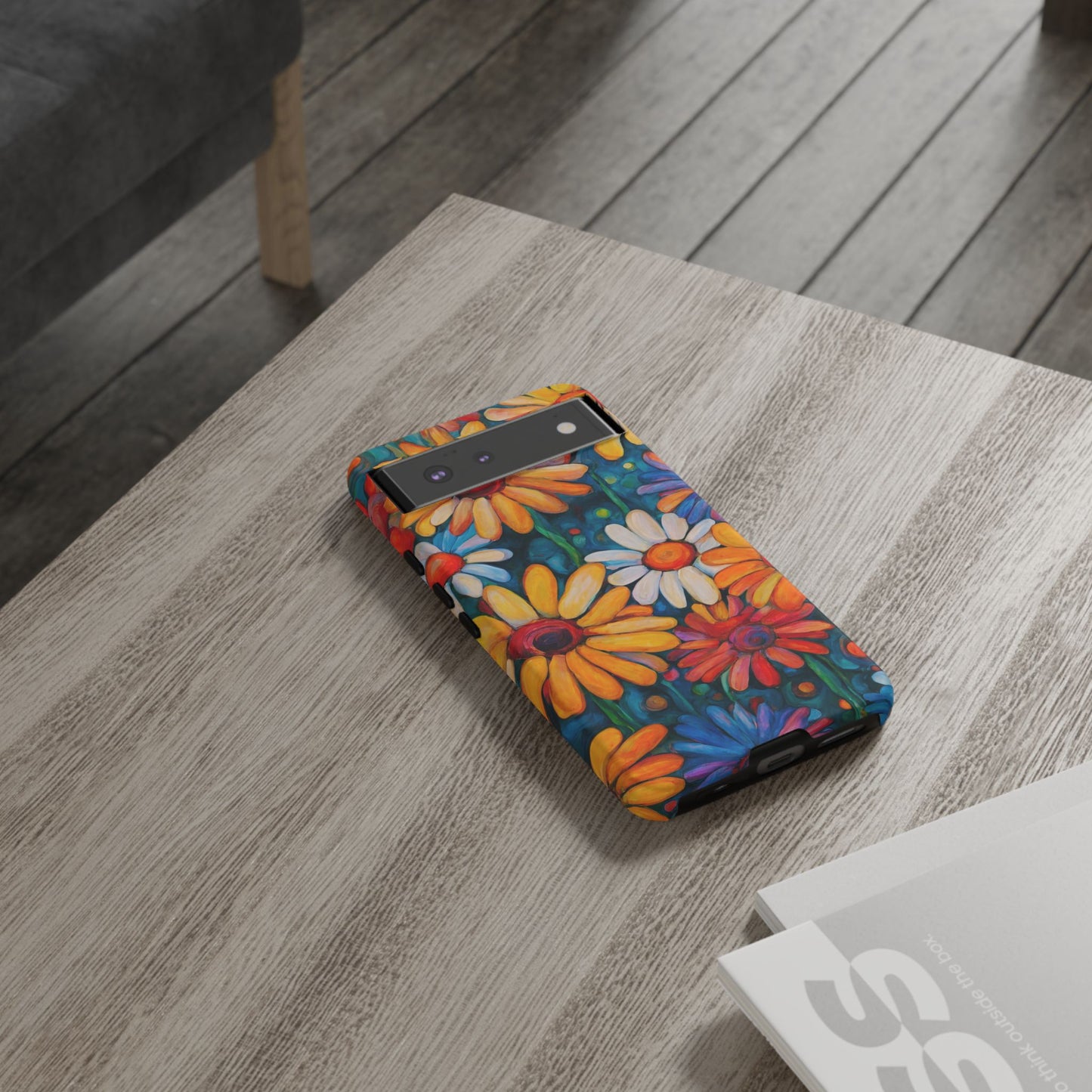 Crazy Daisies iPhone Samsung Galaxy Google Pixel Tough Cases