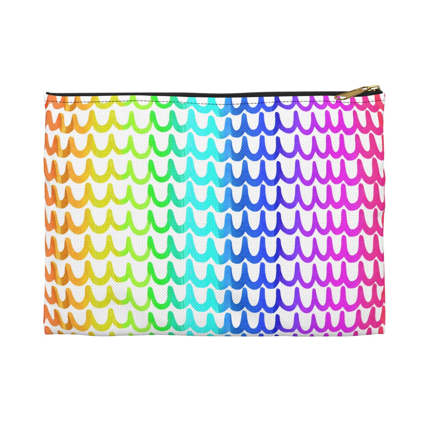 Rainbow Waves Accessory Pouch