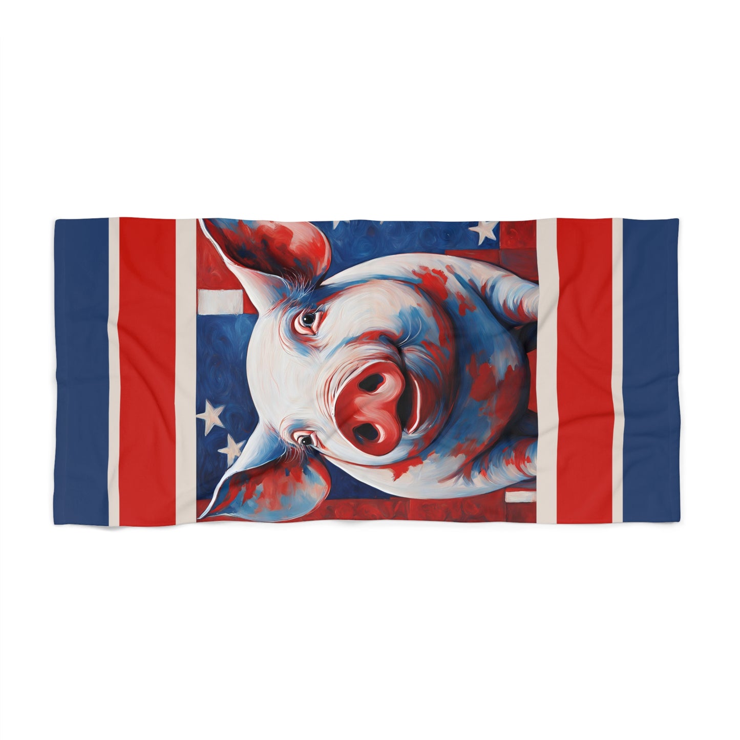 All American Pig Beach Towel