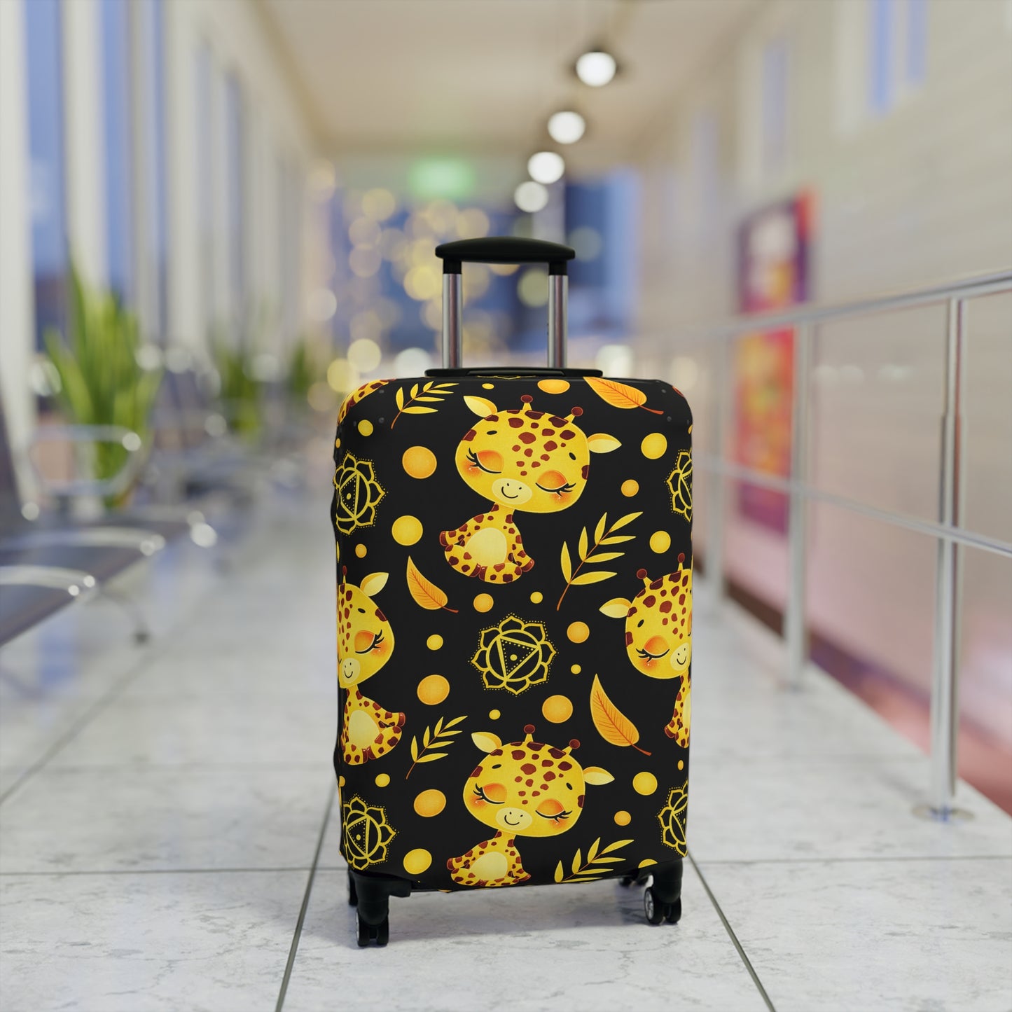 Zen Giraffe Luggage Cover