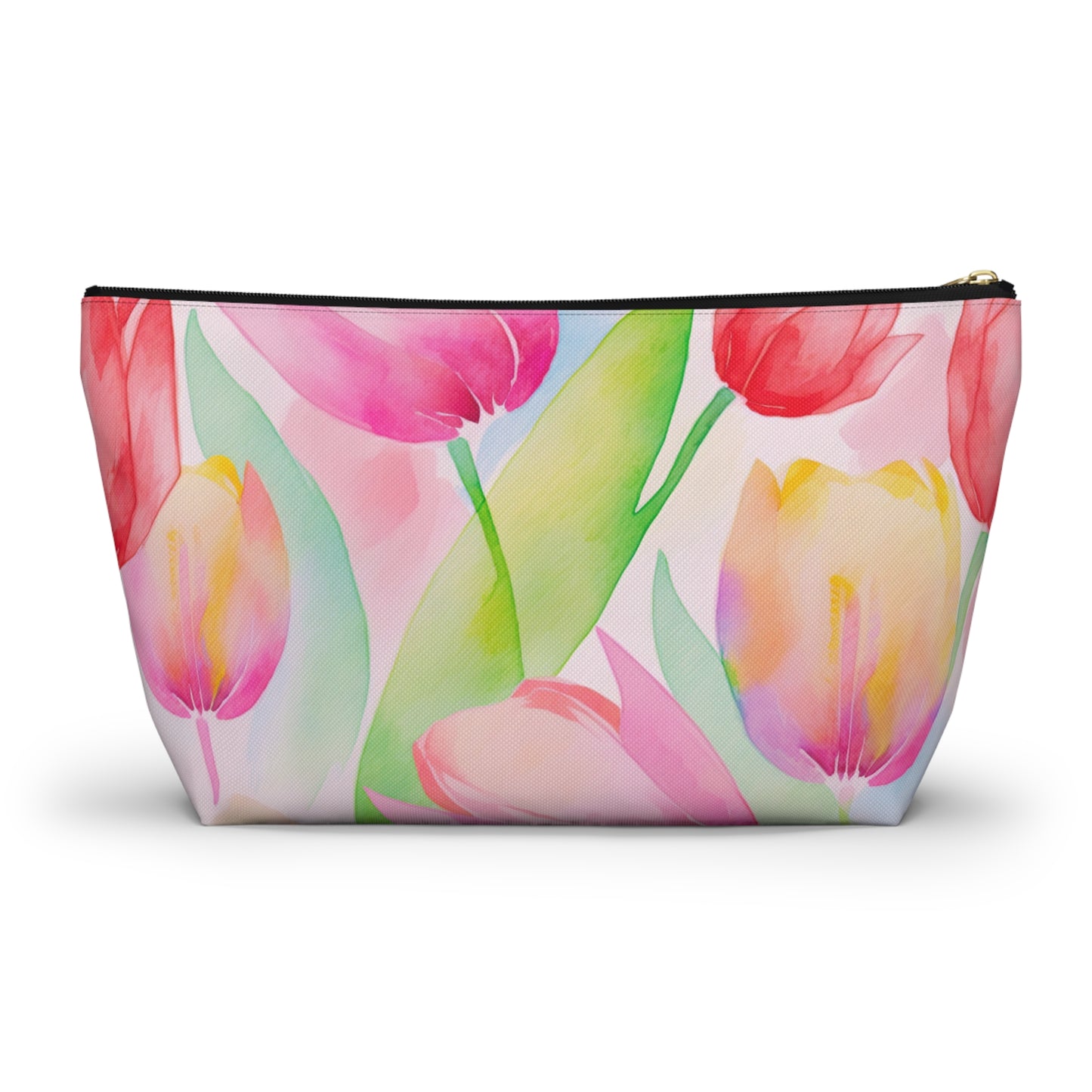 Through the Tulips Accessory Pouch w T-bottom