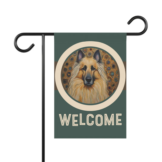 Belgian Tervuren Welcome 2-Sided Garden & House Flag/Banner