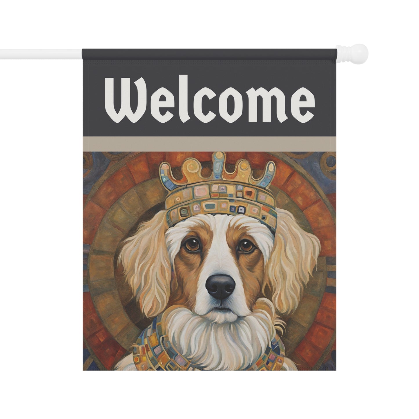 Fritz Welcome 2-Sided Garden & House Flag/Banner