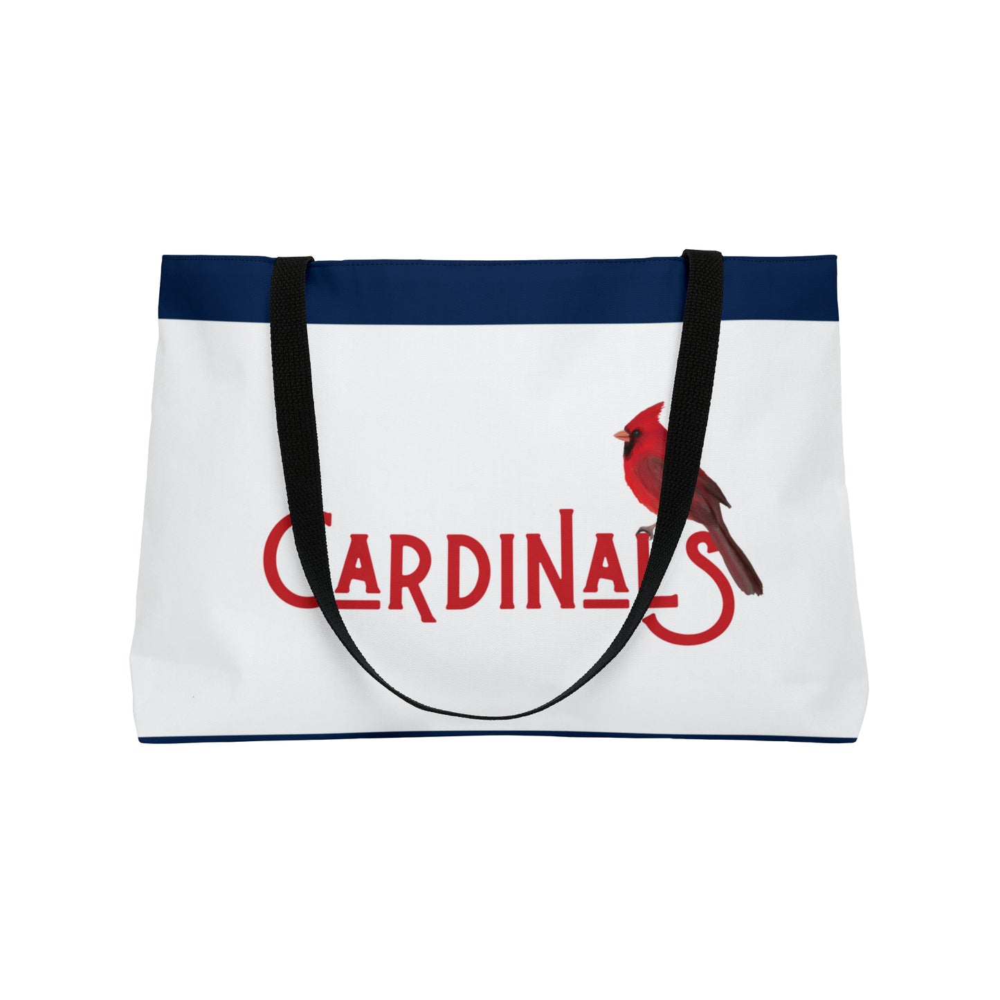 Red Plaid St Louis Cardinals Weekender Tote Bag