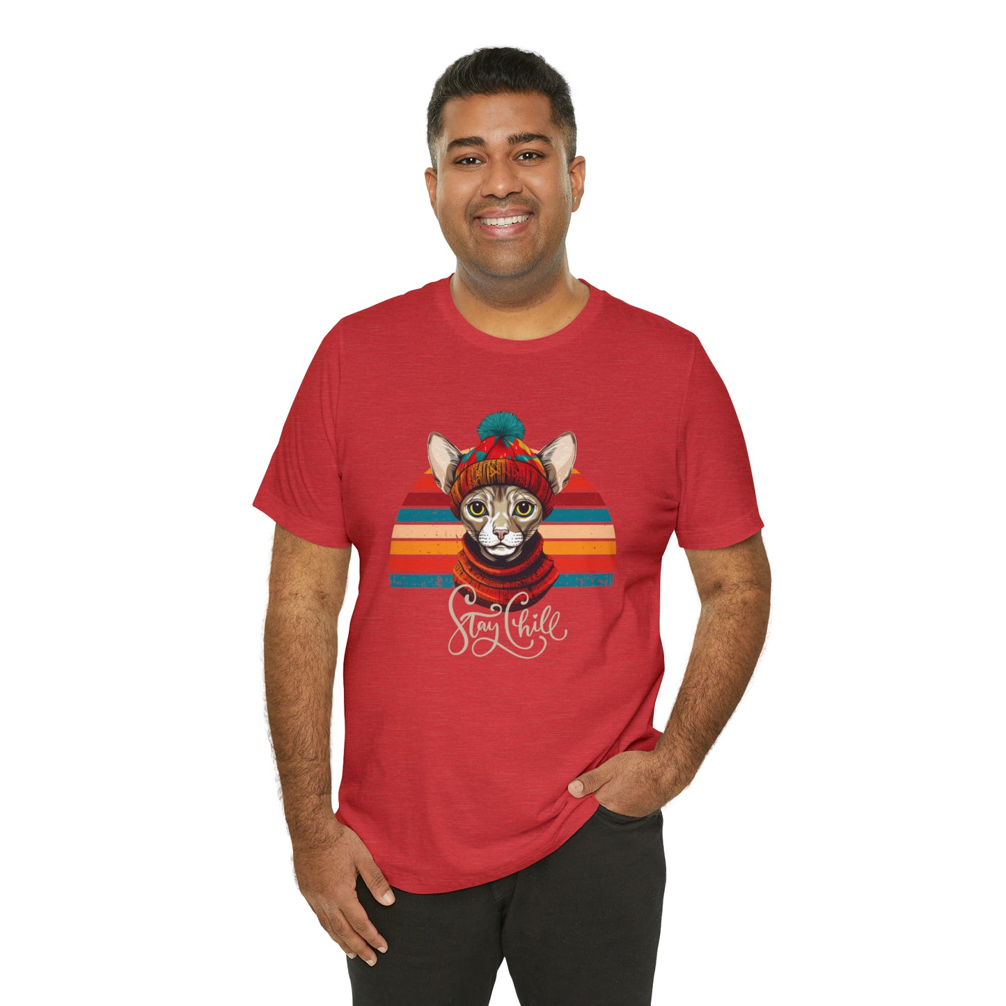 Stay Chill Devon Rex Unisex Jersey Short Sleeve Tee