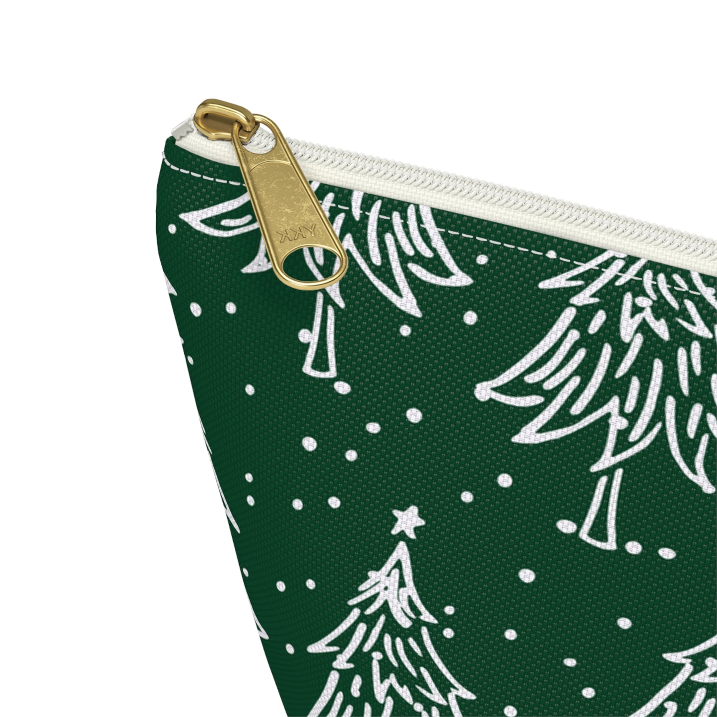 Christmas Trees for All Green Accessory Pouch w T-bottom