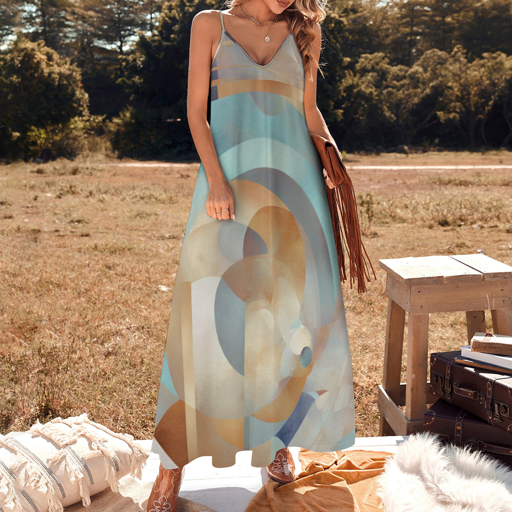 Tonnie Women's Summer Fashion Maxi Slip Dress