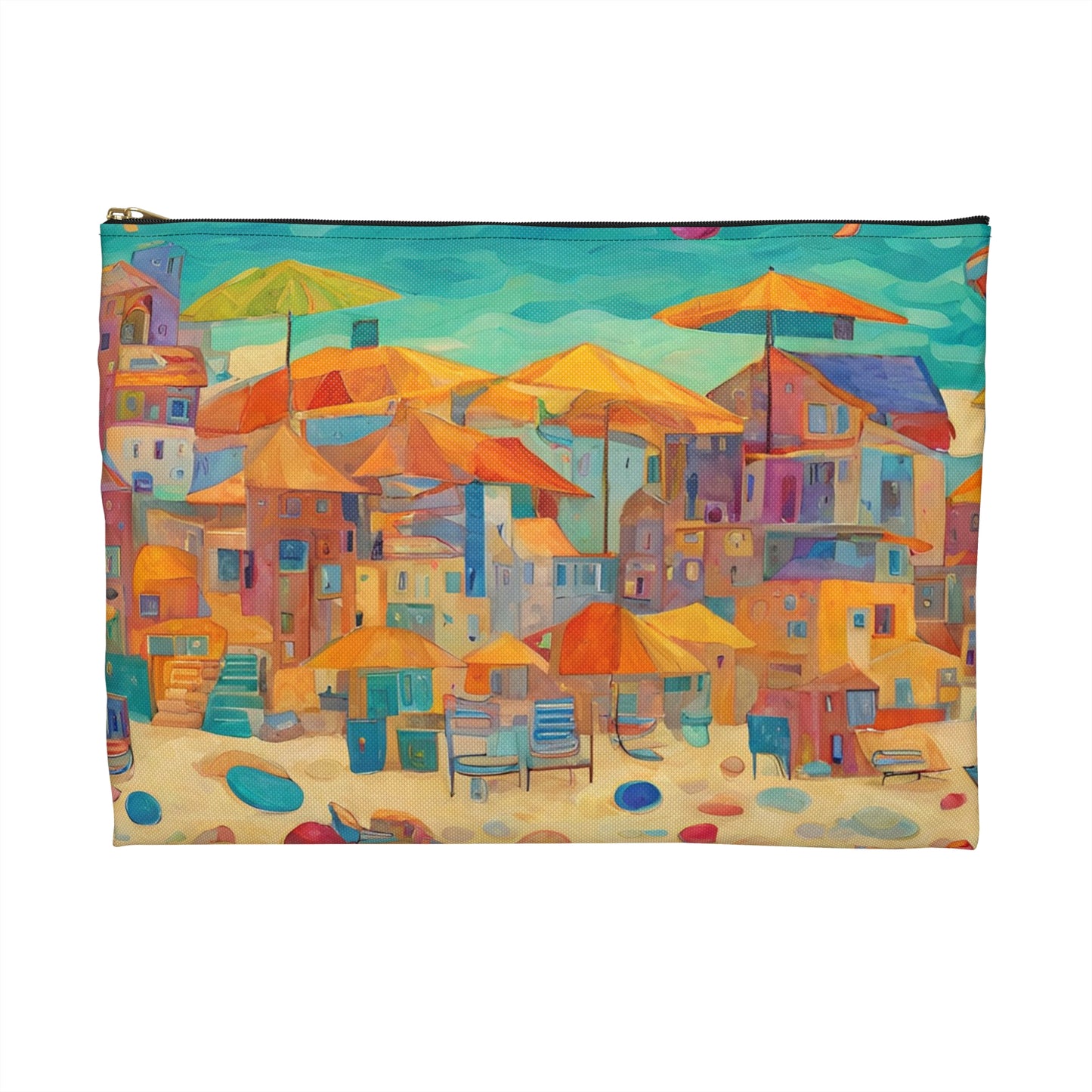 Seaside in Living Color Accessory Pouch