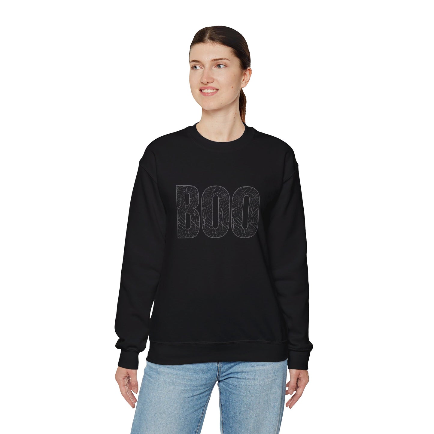 Spider Web BOO Unisex Heavy Blend™ Crewneck Sweatshirt