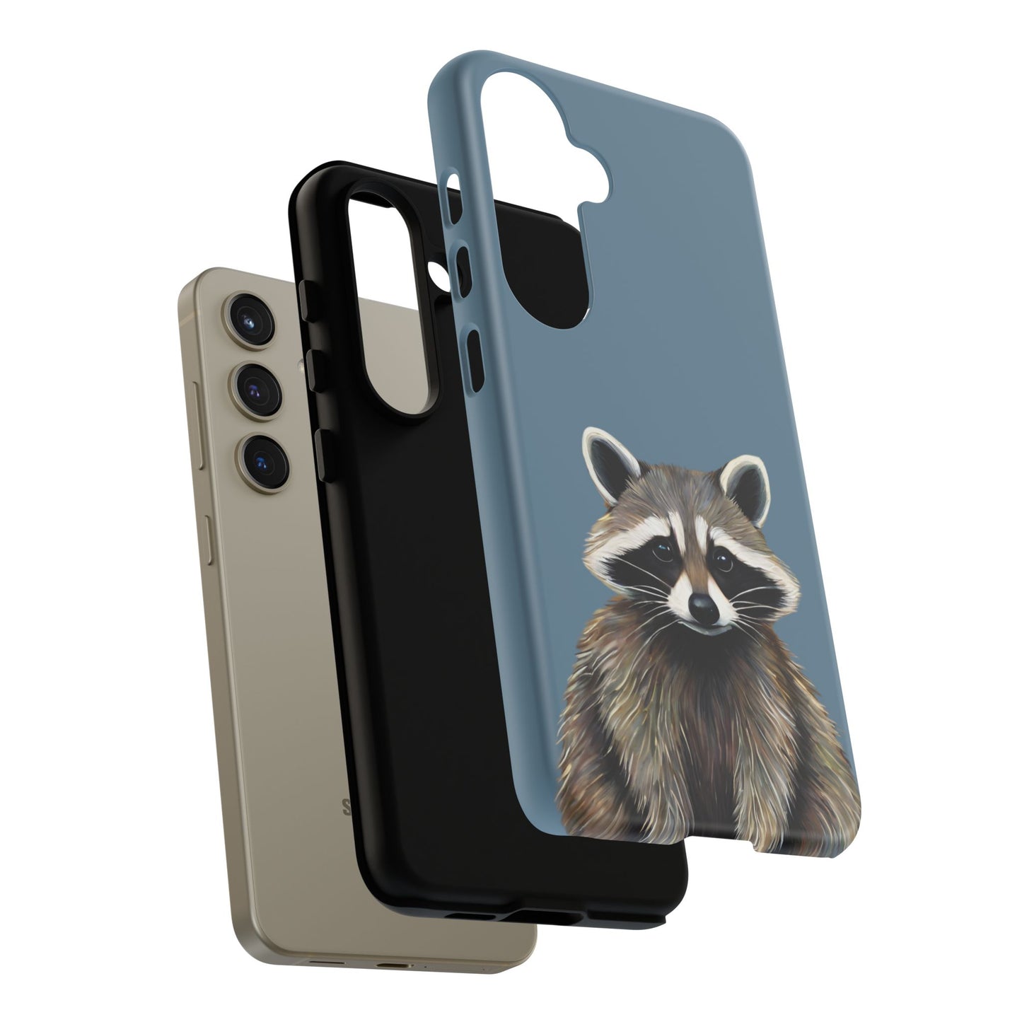 Raccoon Wildlife iPhone Samsung Galaxy Google Pixel Tough Cases