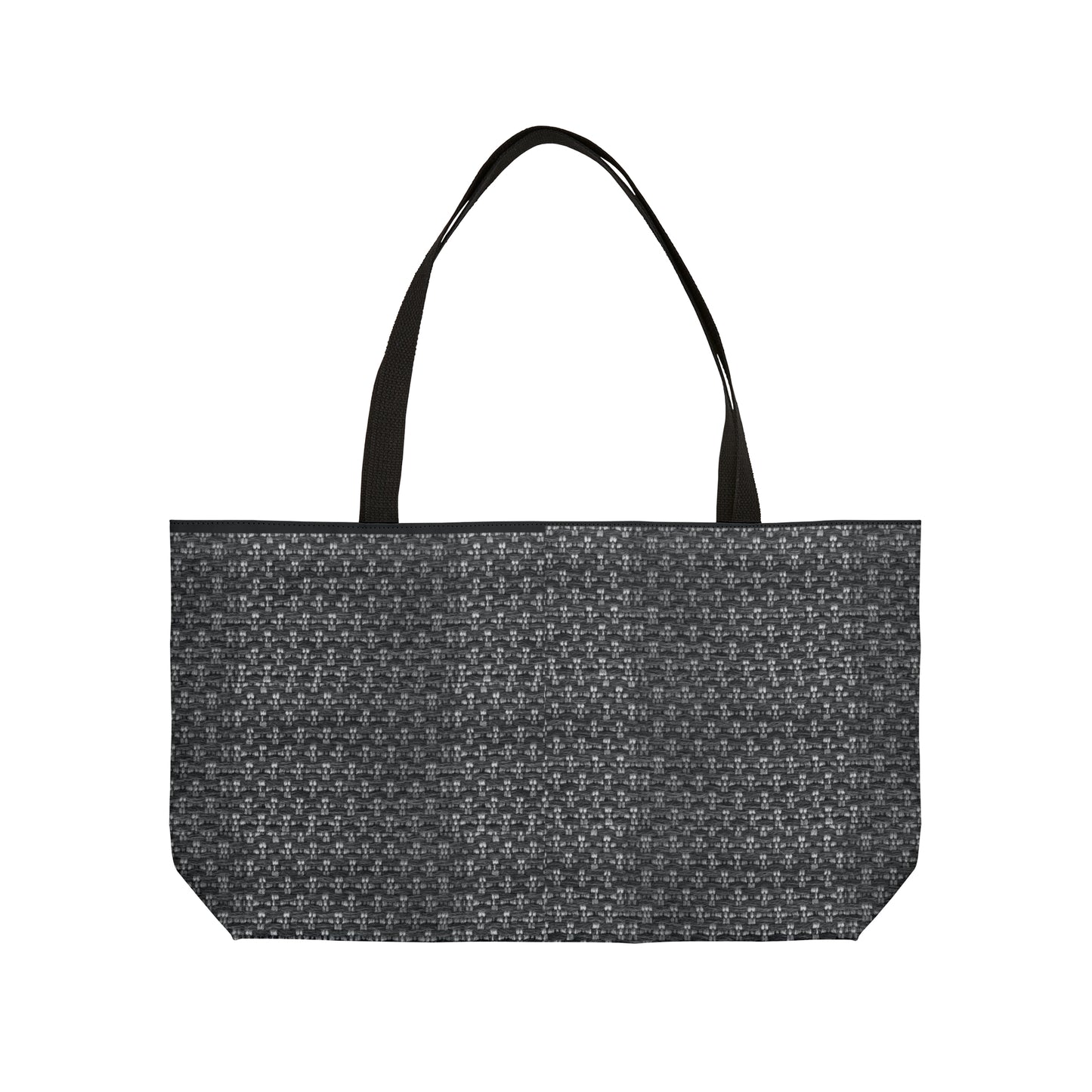 Hand Woven Tweed Look Weekender Tote Bag