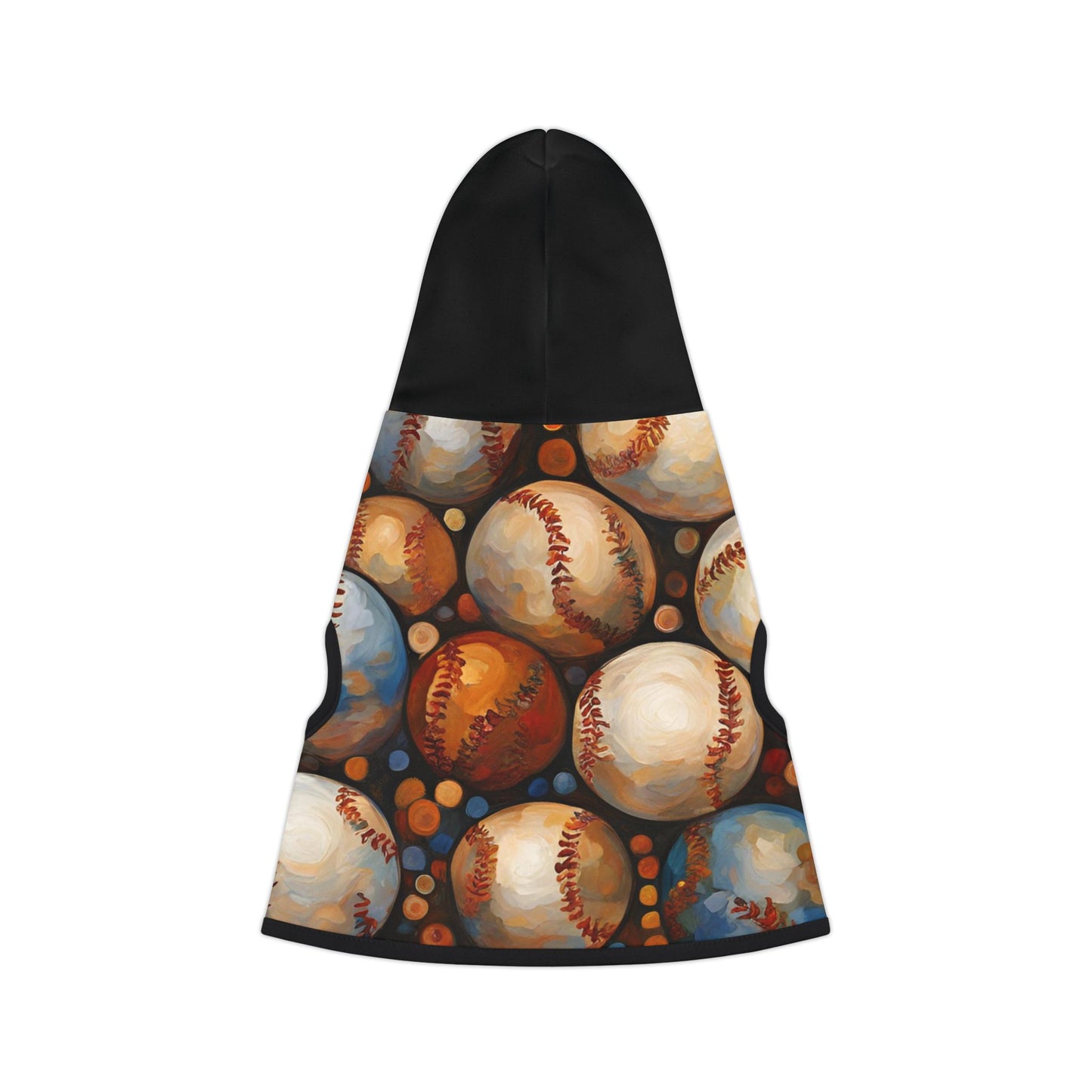 Vintage Baseballs Pet Hoodie