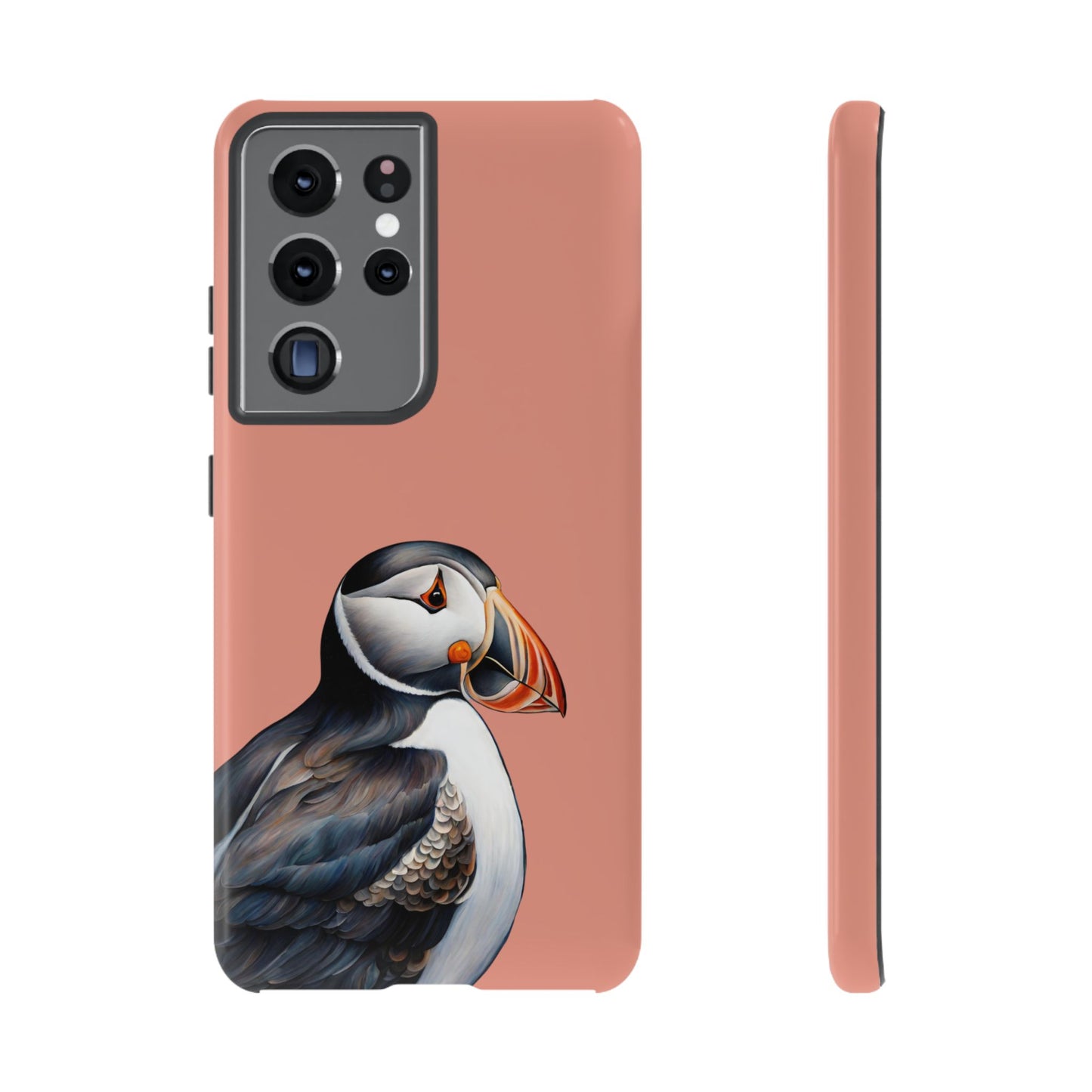 Puffin Wildlife iPhone Samsung Galaxy Google Pixel Tough Cases