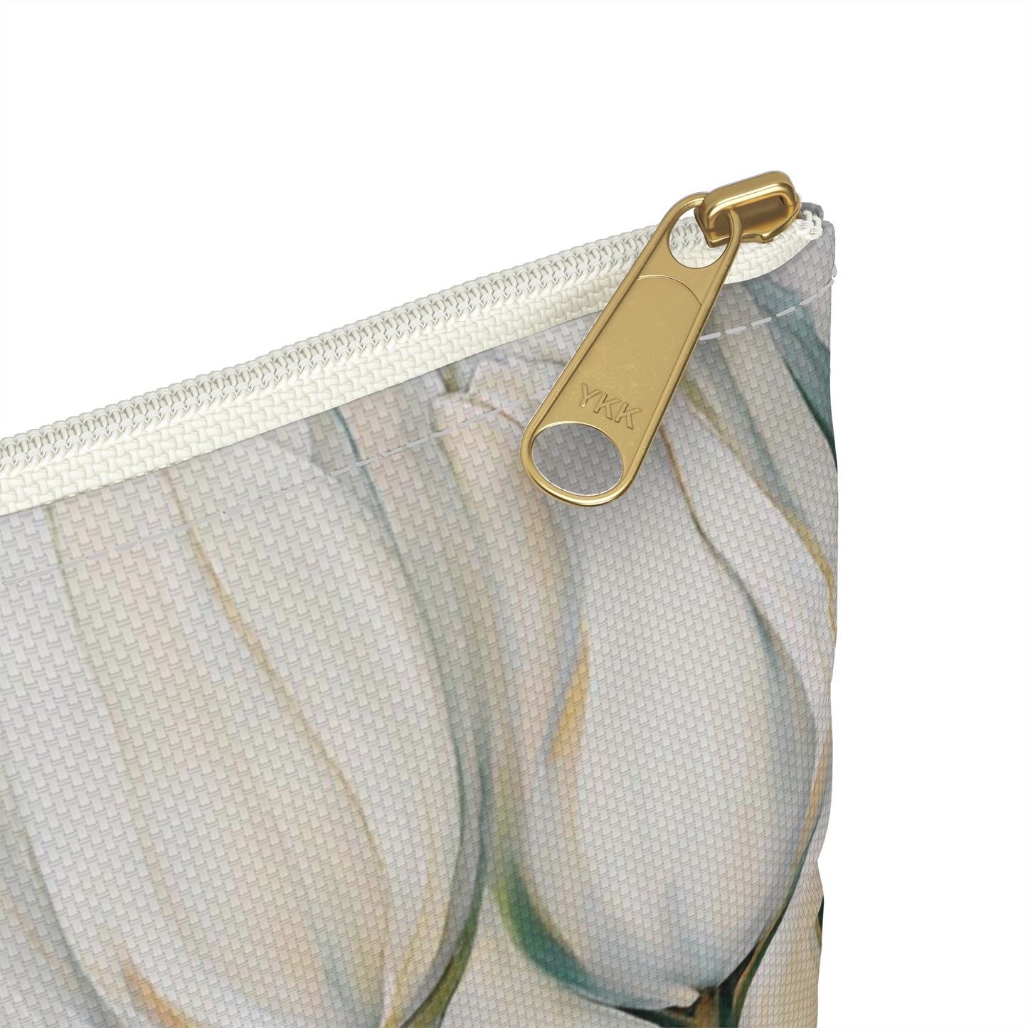 White Tulips Accessory Pouch