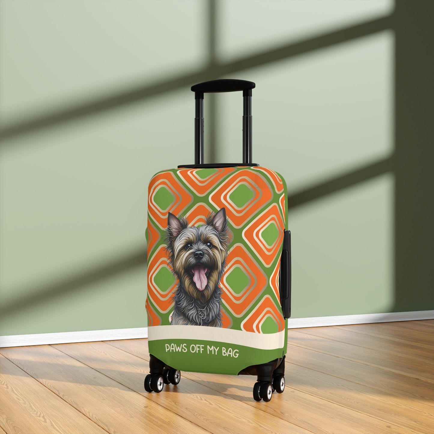 Cairn Terrier Paws Off My Bag Luggage Cover