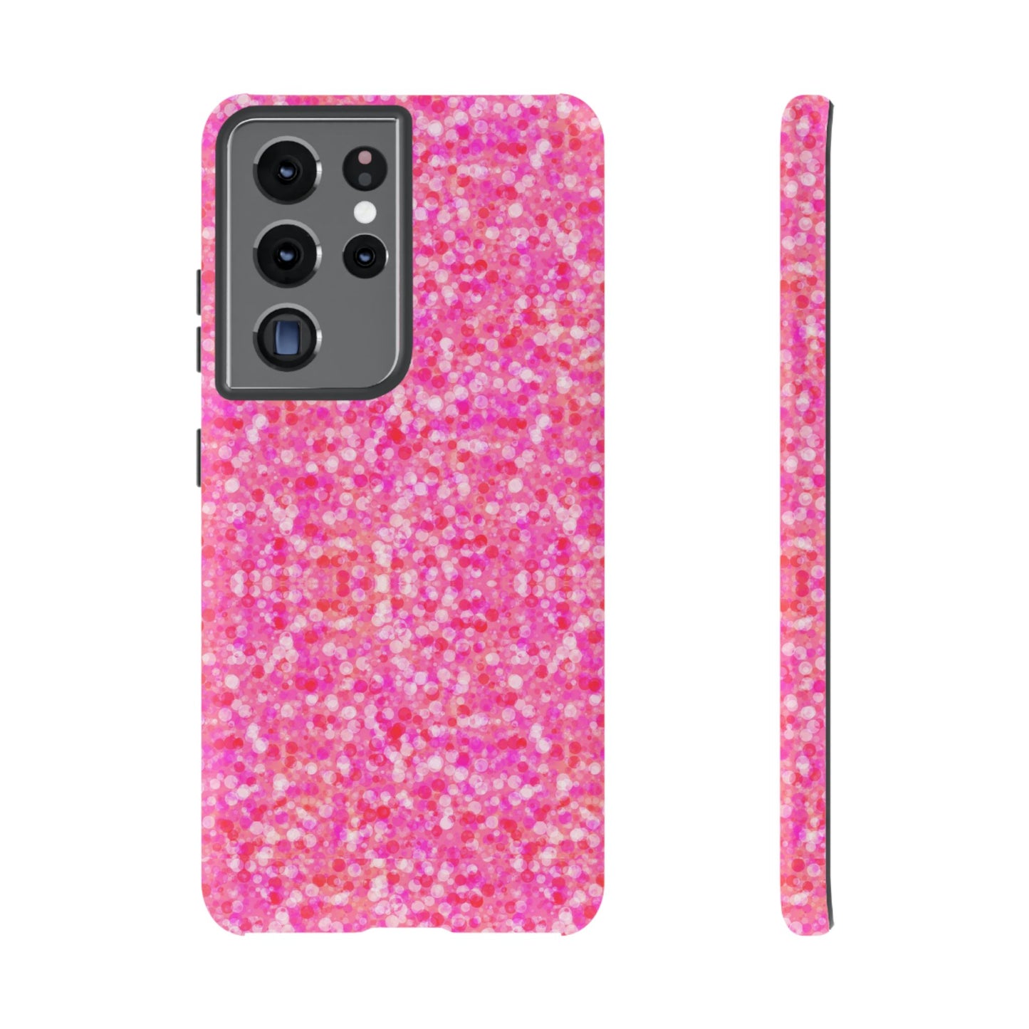 Poppin Pink iPhone Samsung Galaxy Google Pixel Tough Cases