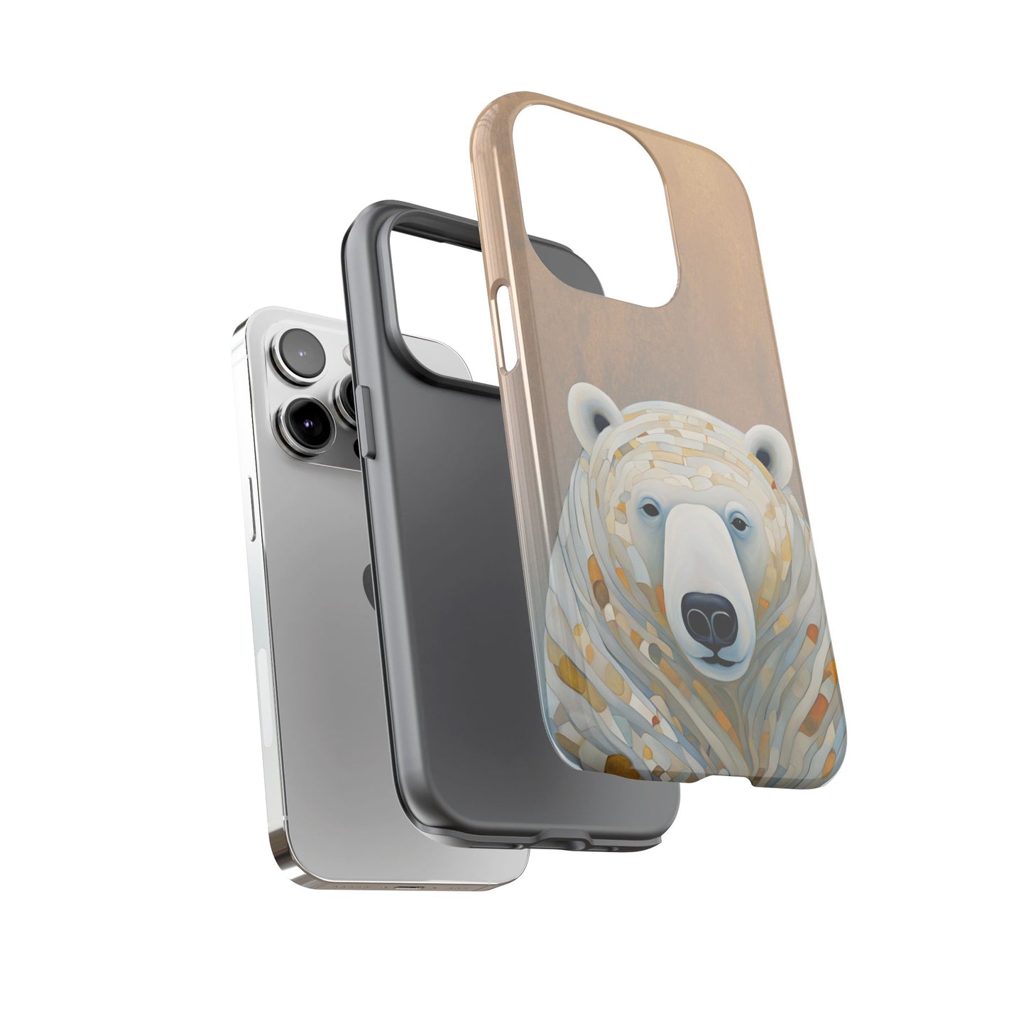 Polar Bear Wildlife iPhone Samsung Galaxy Google Pixel Tough Cases