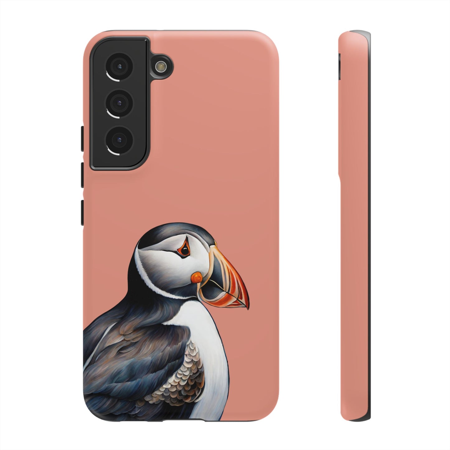 Puffin Wildlife iPhone Samsung Galaxy Google Pixel Tough Cases