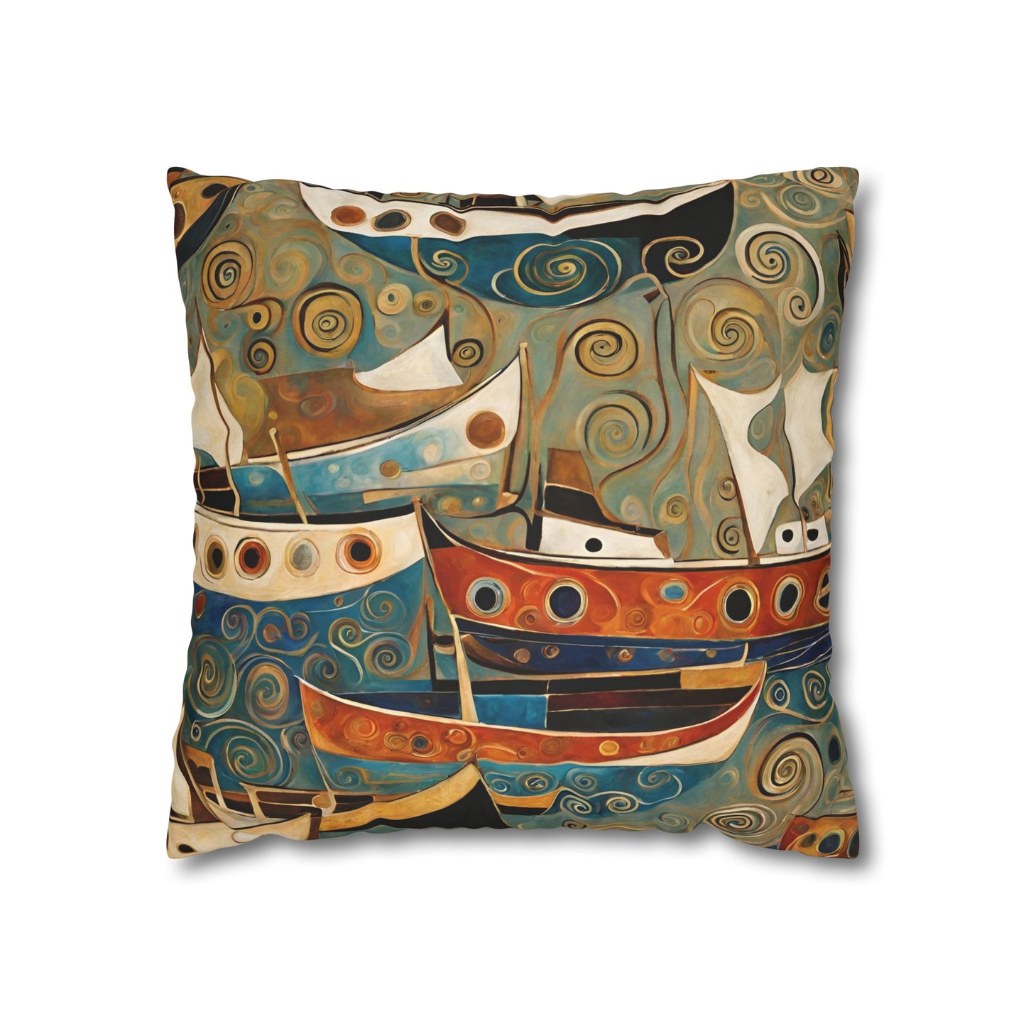 The Harbor Square Poly Canvas Pillowcase