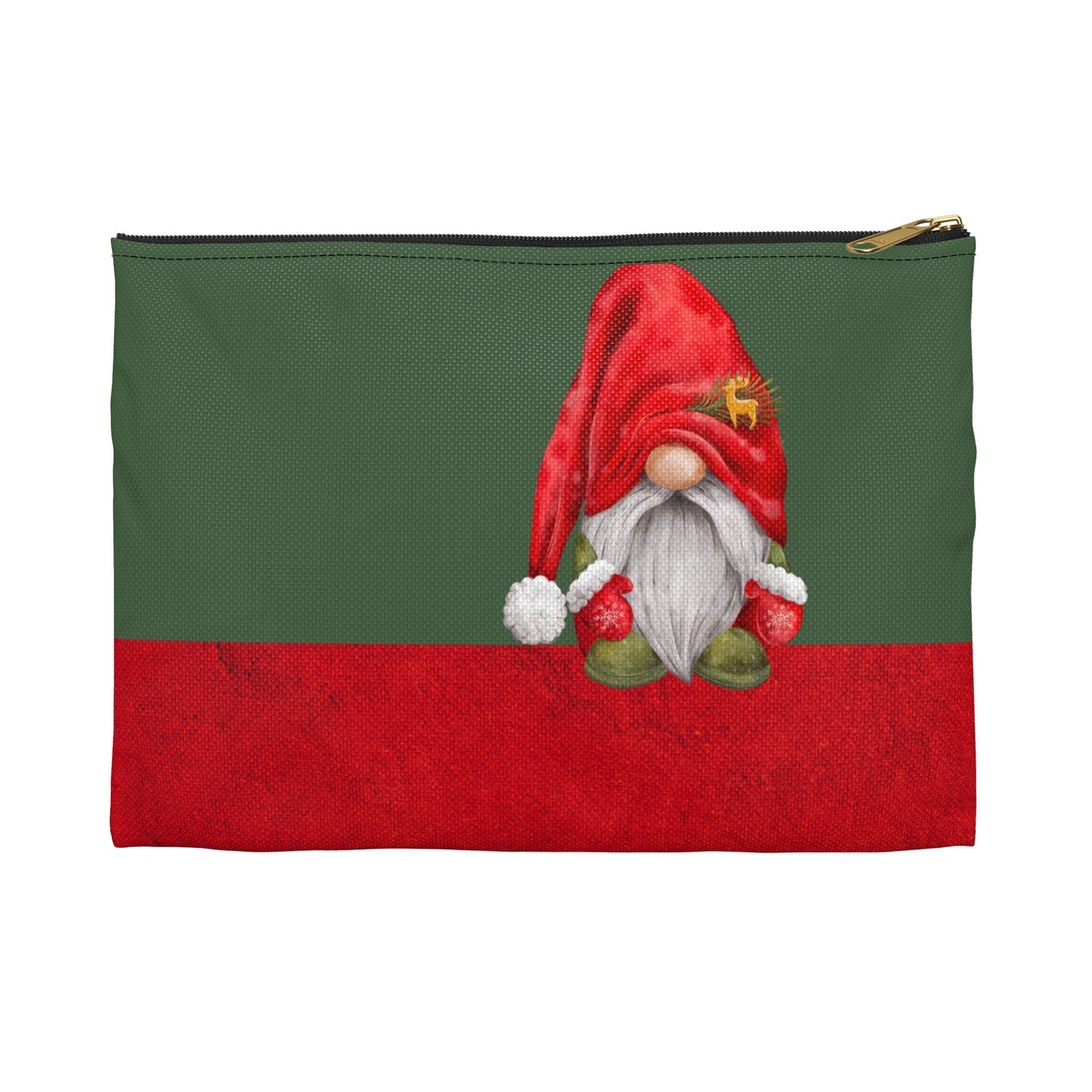 Gnome Santa Accessory Pouch