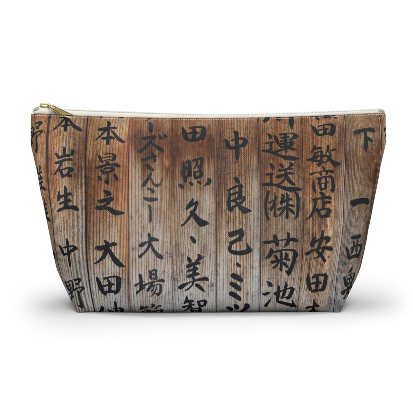 Kanji Accessory Pouch w T-bottom