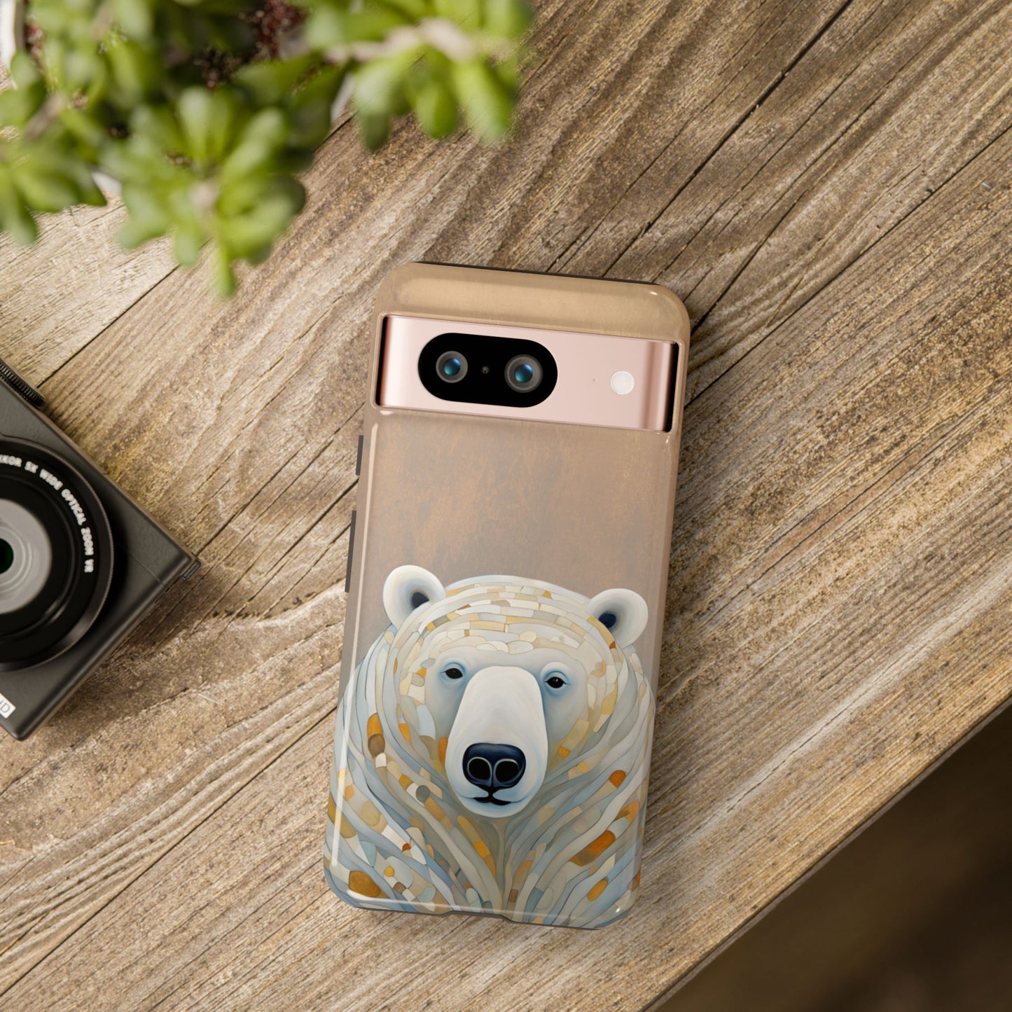 Polar Bear Wildlife iPhone Samsung Galaxy Google Pixel Tough Cases