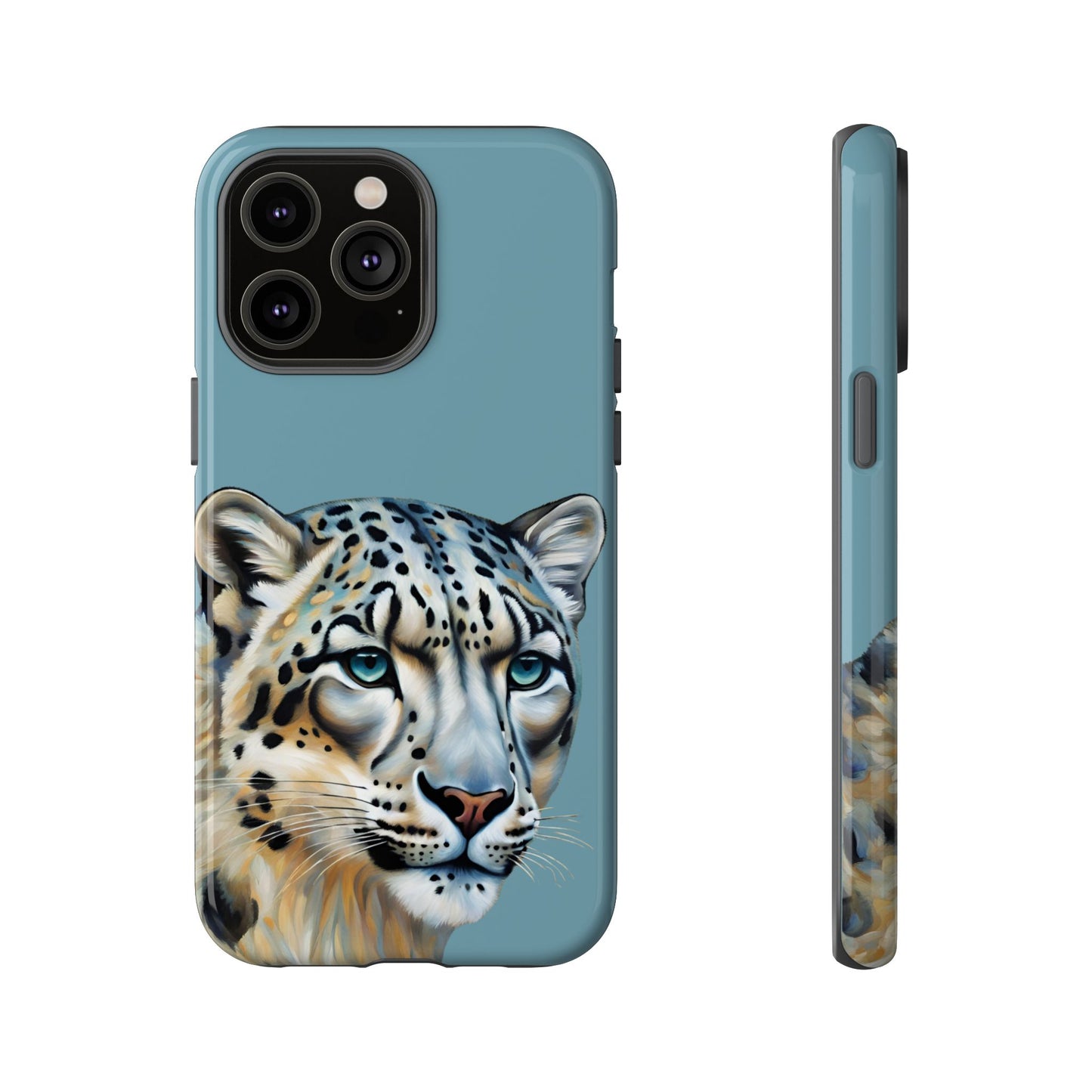 Snow Leopard iPhone Samsung Galaxy Google Pixel Tough Cases