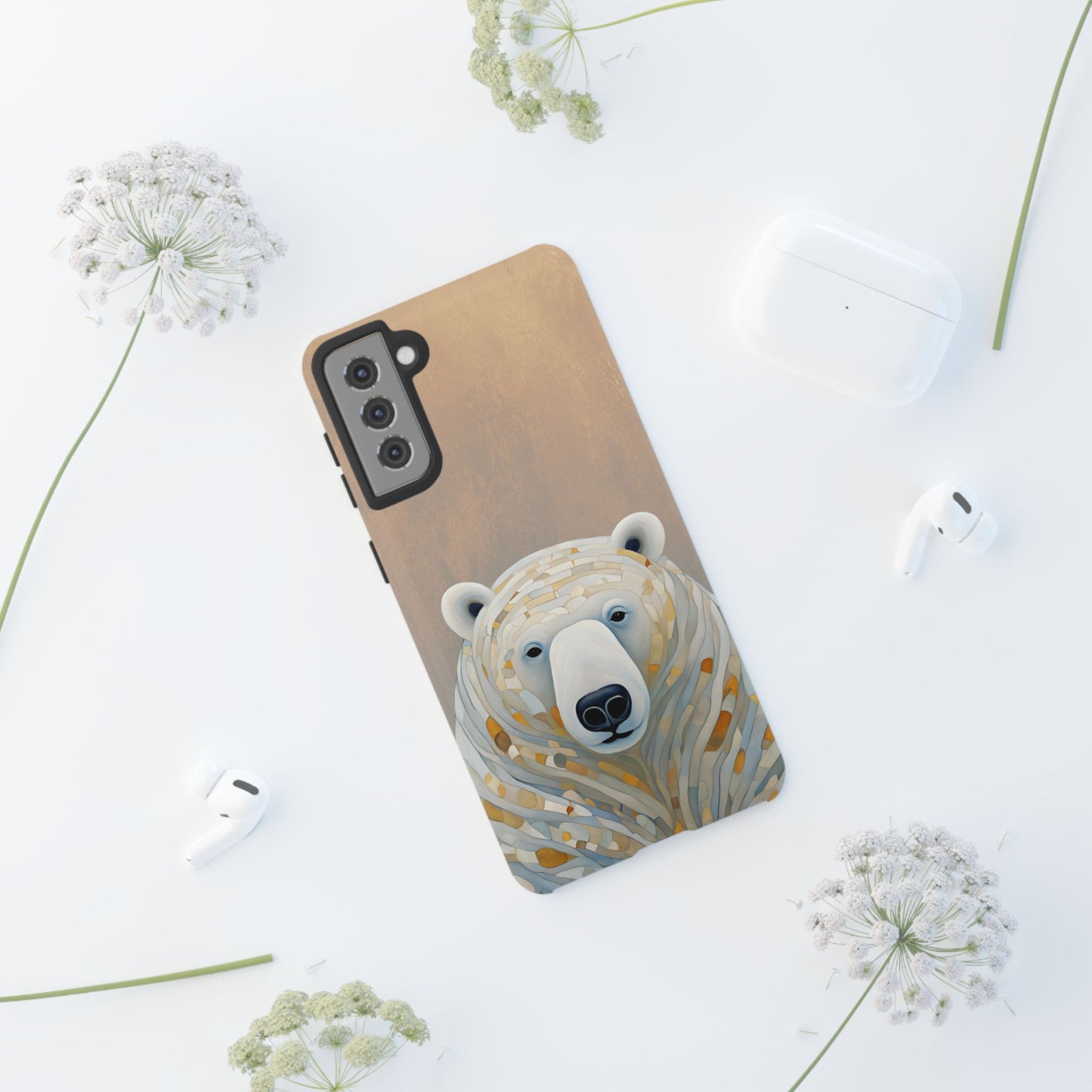 Polar Bear Wildlife iPhone Samsung Galaxy Google Pixel Tough Cases