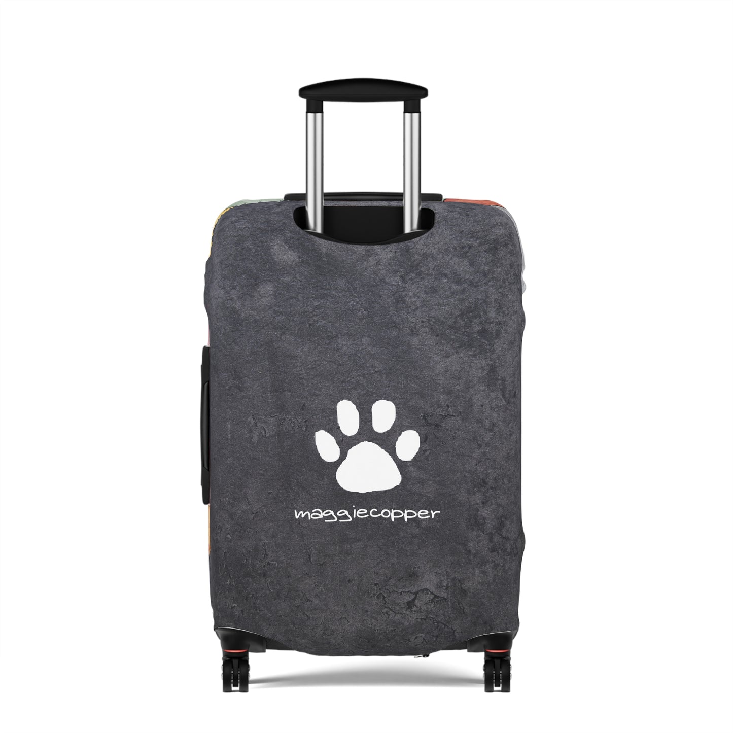 Golden Retriever in Raincoat Paws Off My Bag Luggage Cover