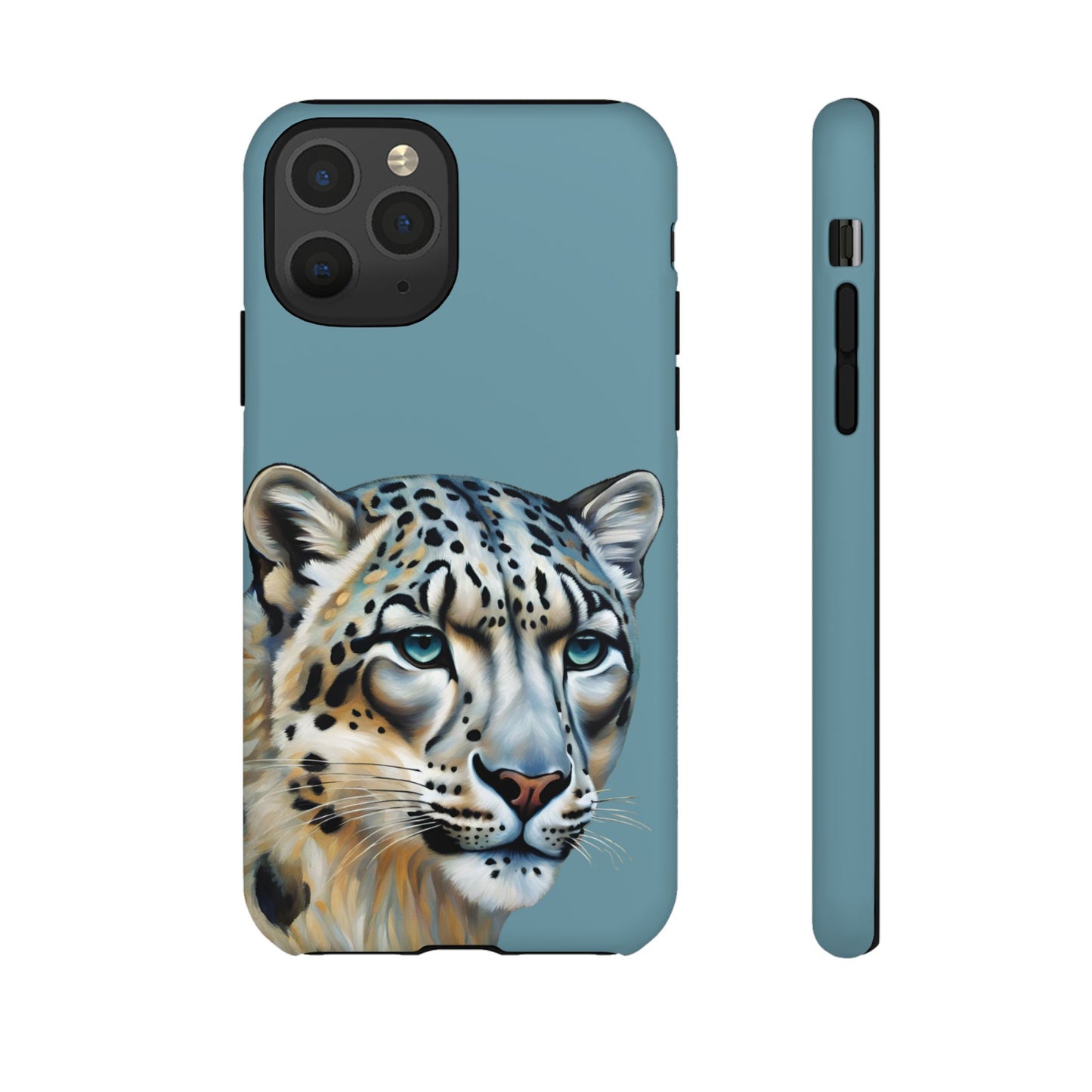 Snow Leopard iPhone Samsung Galaxy Google Pixel Tough Cases