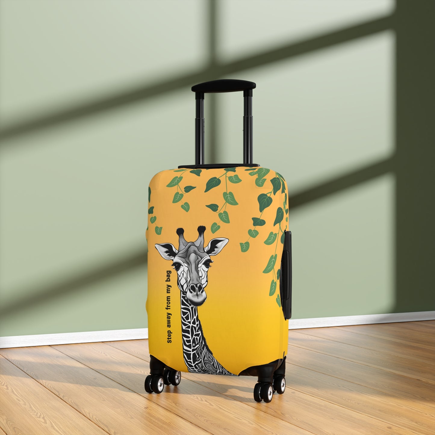 Giraffe Step Away From My Bag Luggage Cover