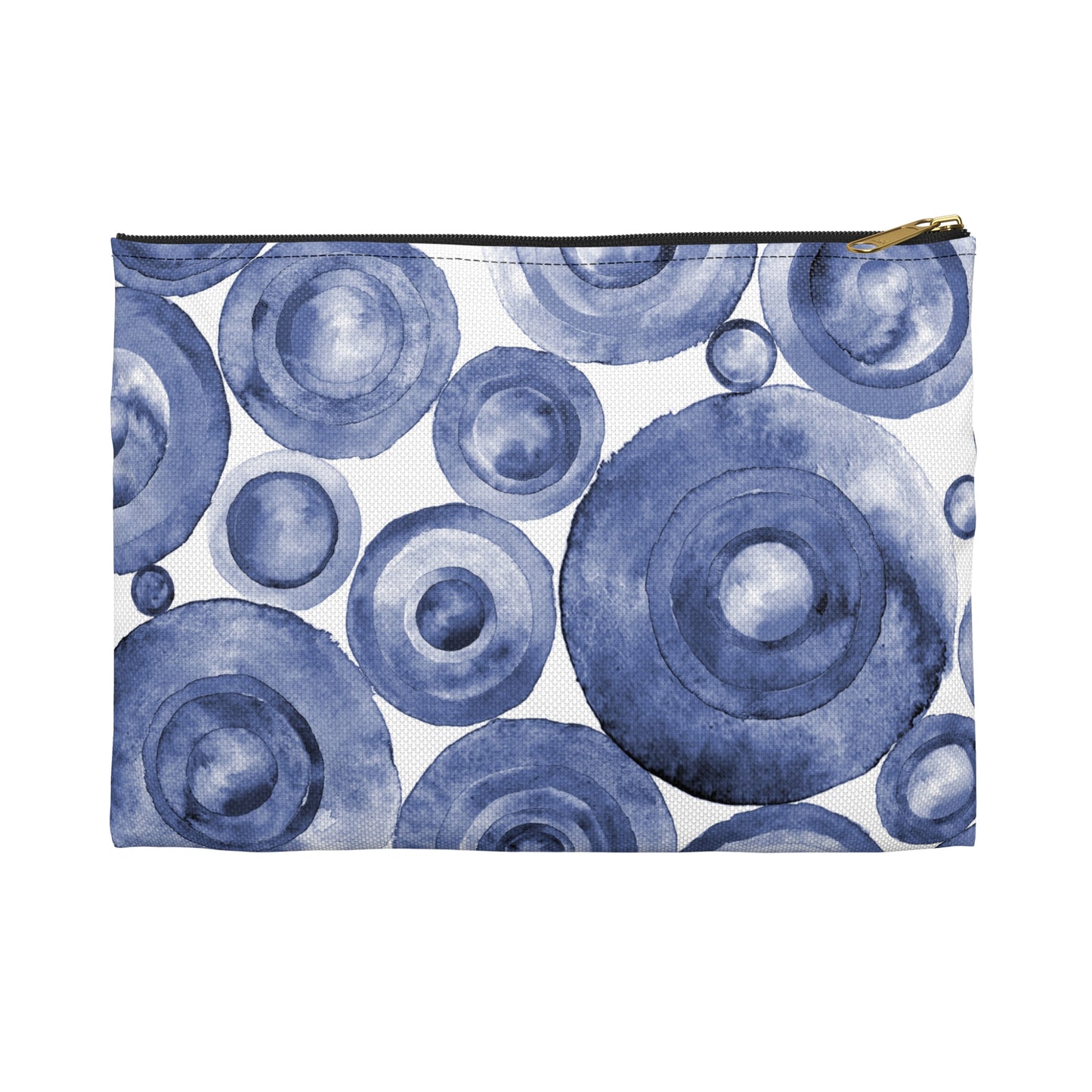 Indigo Swirls Accessory Pouch