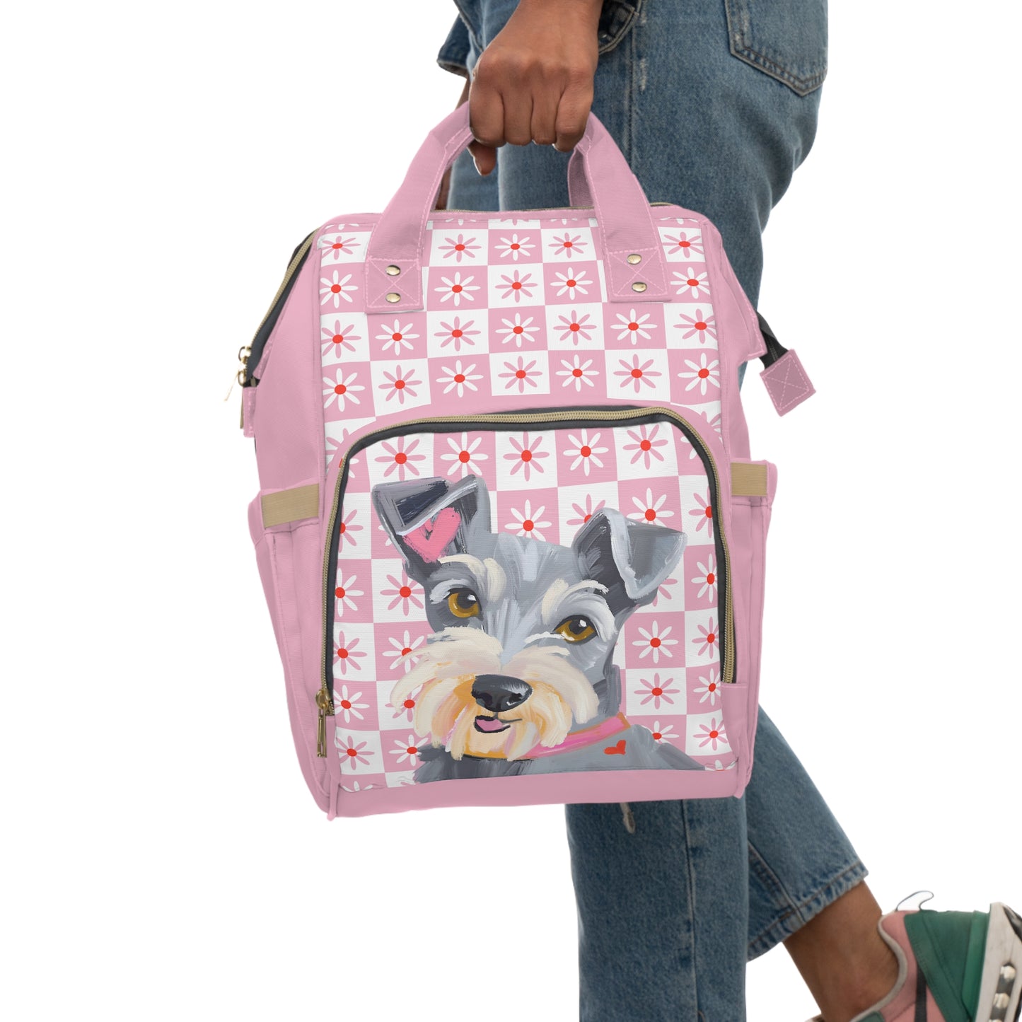 Mini Schnauzer Multifunctional Backpack