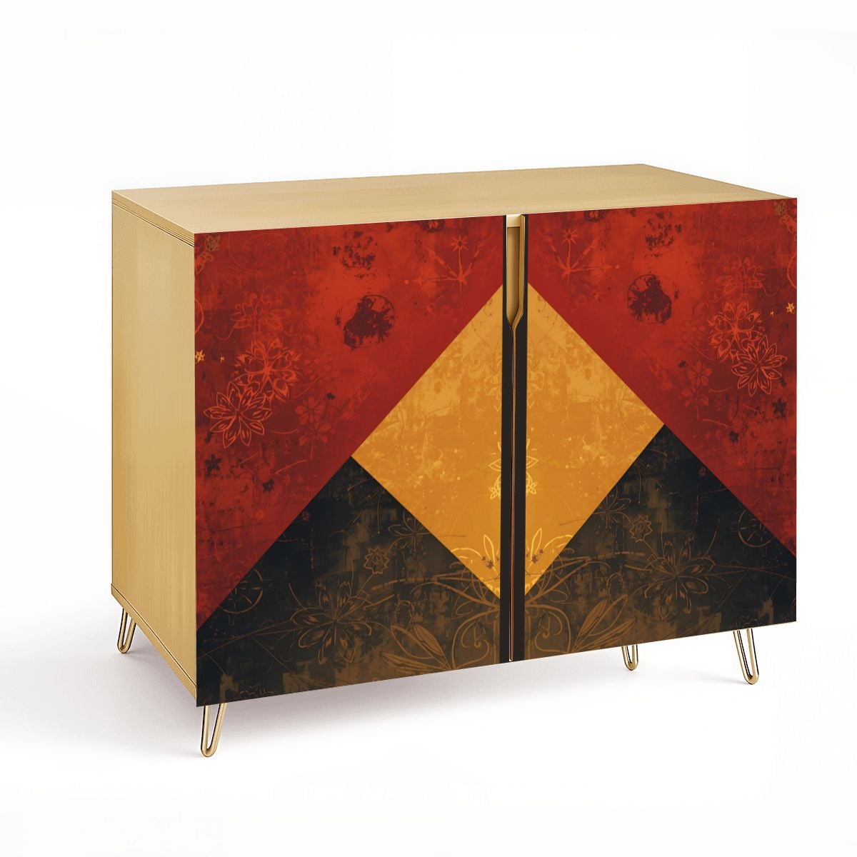 Modern Wooden Storage Cabinet (Made in USA)