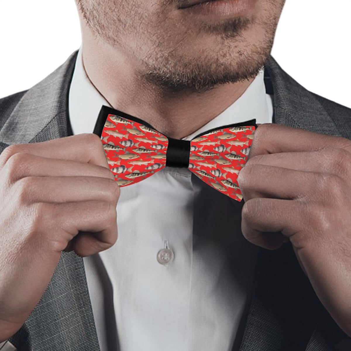 Fish School Adjustable Bow Tie