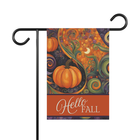 Hello Fall 2-Sided Garden & House Flag/Banner