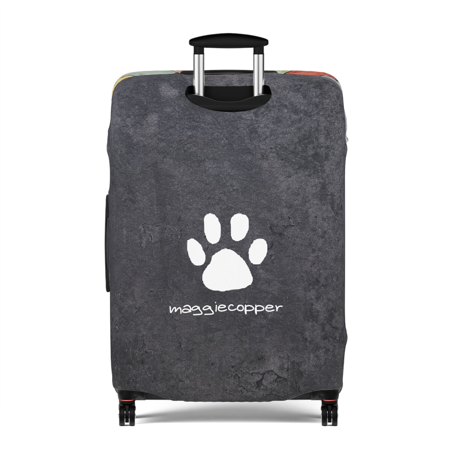 Golden Retriever in Raincoat Paws Off My Bag Luggage Cover