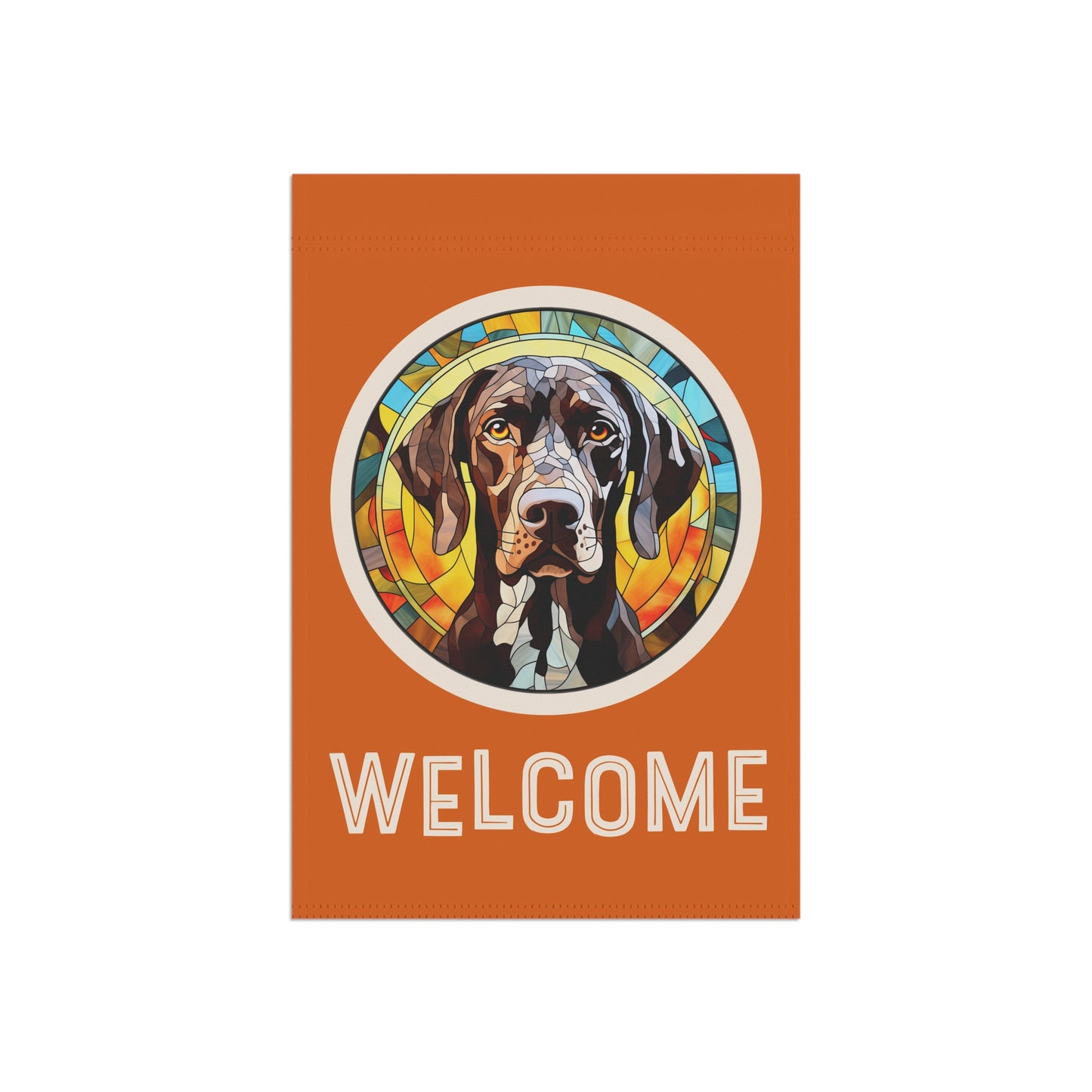German Shorthaired Pointer Welcome 2-Sided Garden & House Flag/Banner