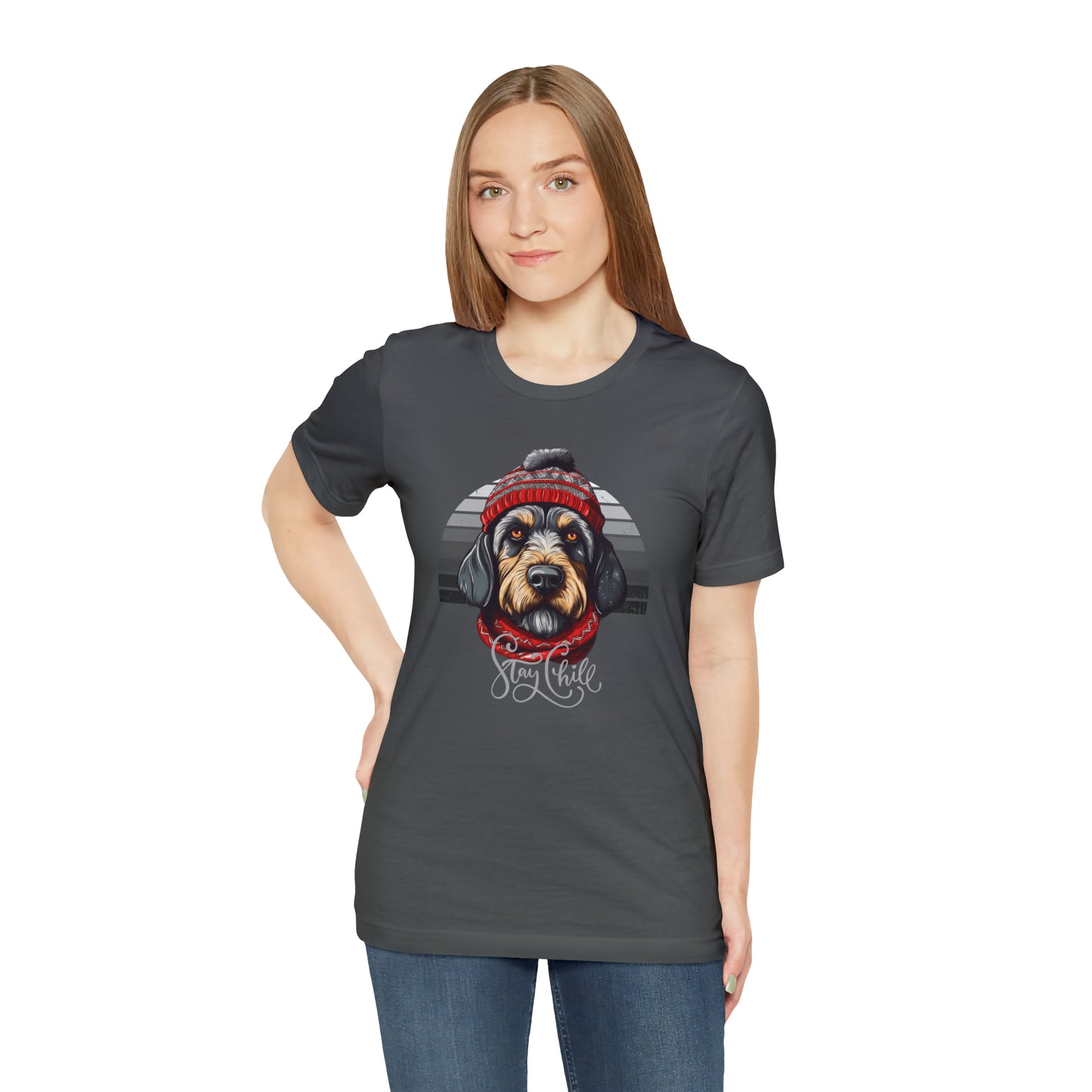 Stay Chill Giant Schnauzer Unisex Jersey Short Sleeve Tee