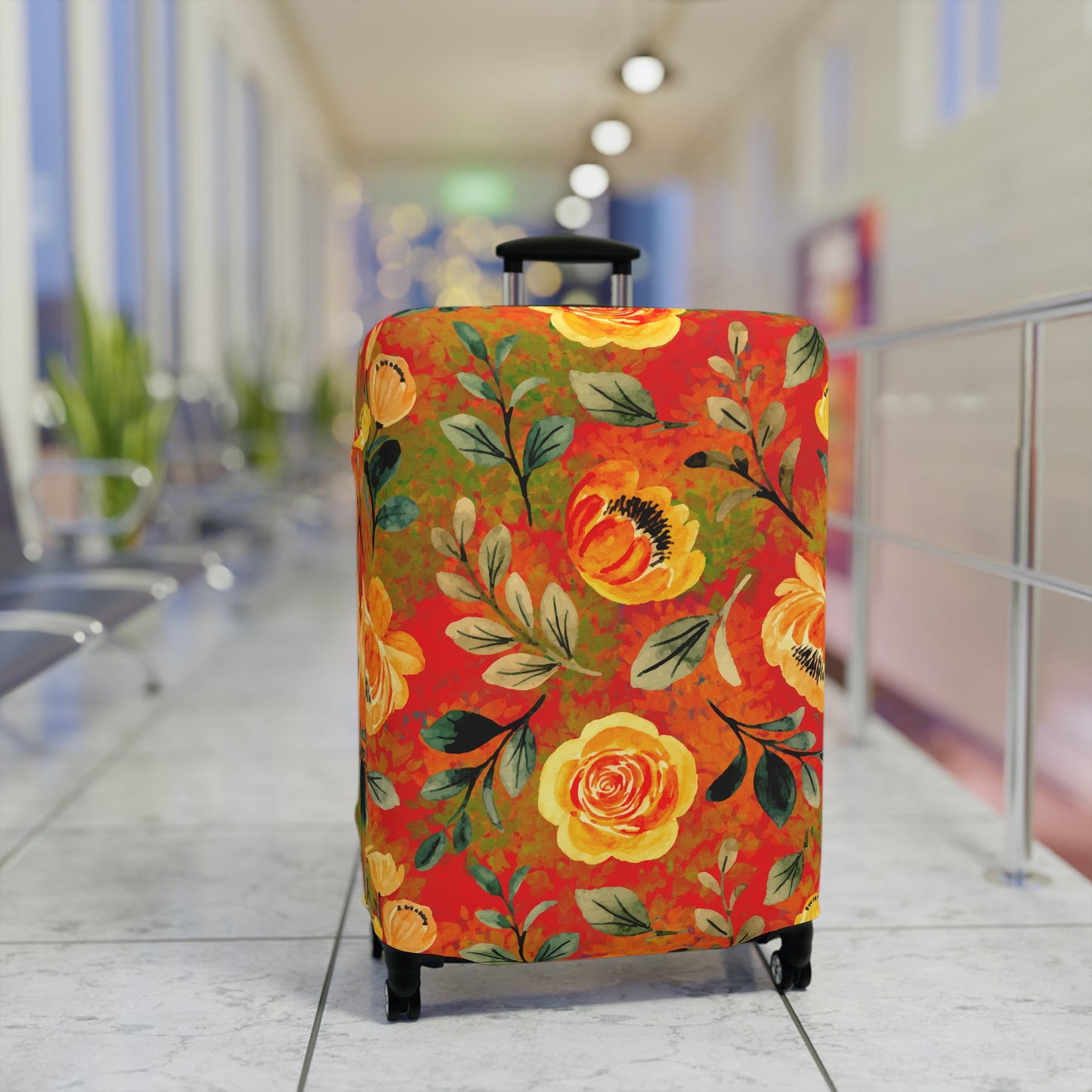 Saratoga Floral Luggage Cover