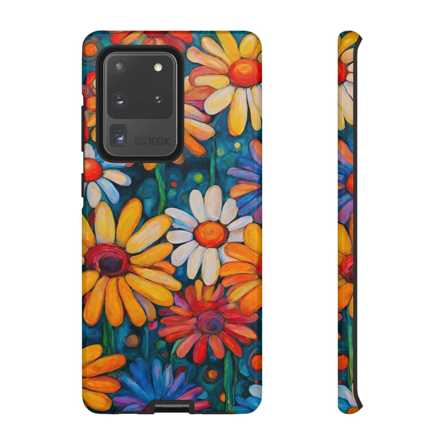 Crazy Daisies iPhone Samsung Galaxy Google Pixel Tough Cases