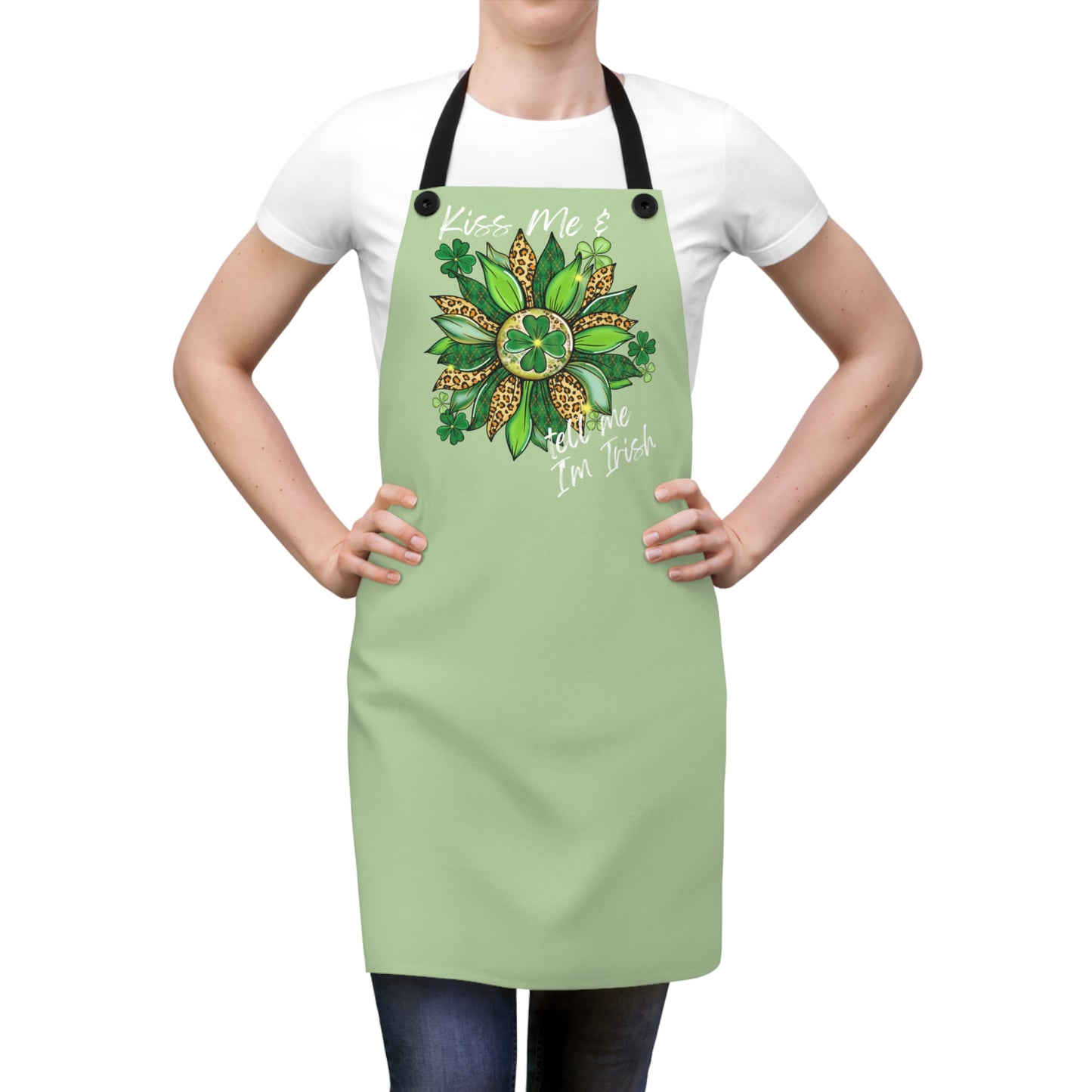 Kiss Me & Tell Me I'm Irish Apron